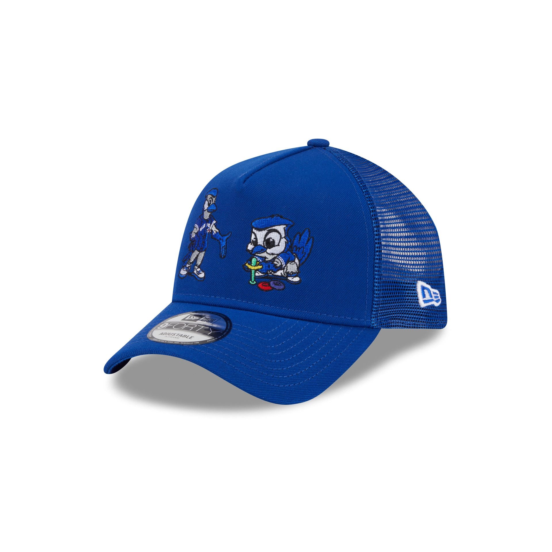 Toronto Blue Jays Generation Mascots 9Forty A-Frame Trucker Hat