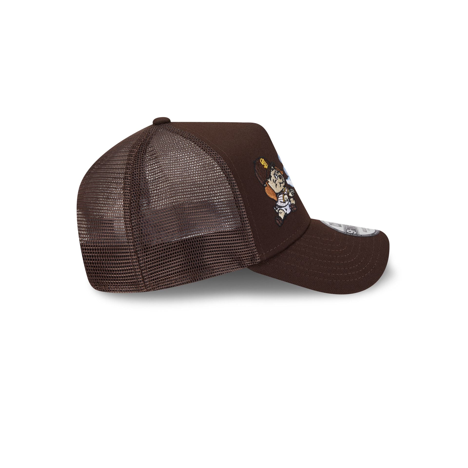 San Diego Padres Generation Mascots 9Forty A-Frame Trucker Hat - Image 5