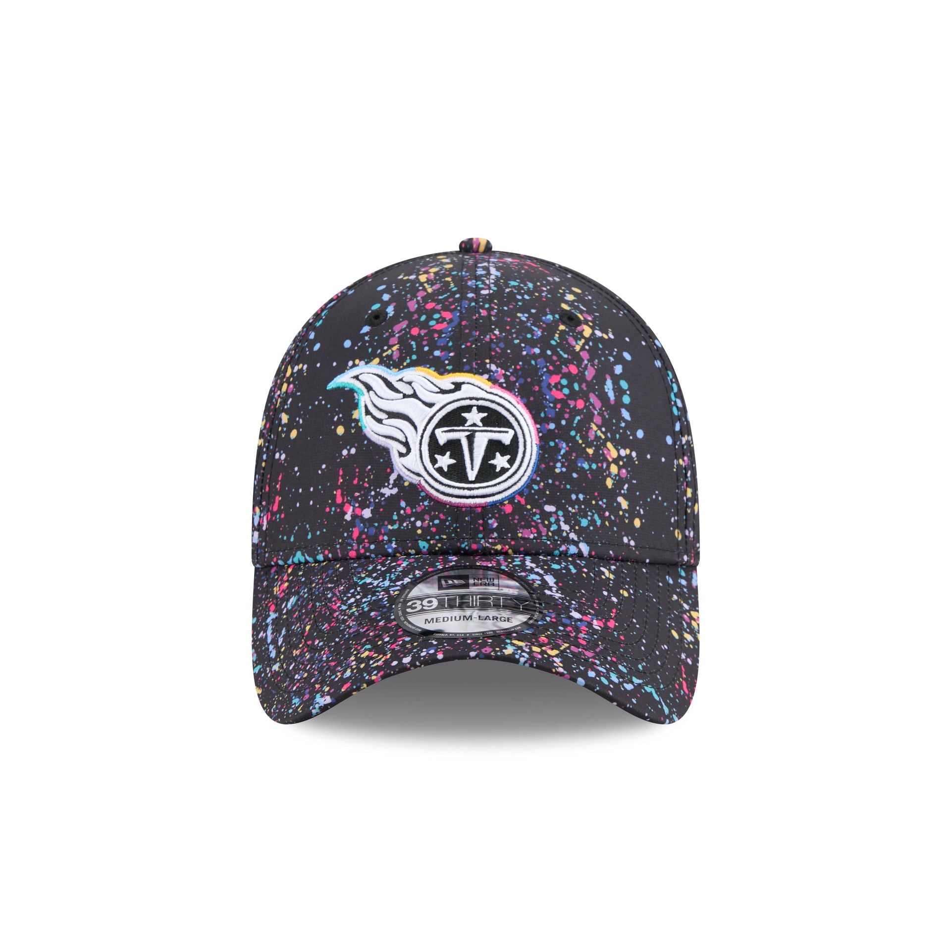 Alternative view of Tennessee Titans 2025 Crucial Catch 39Thirty Stretch Fit Hat