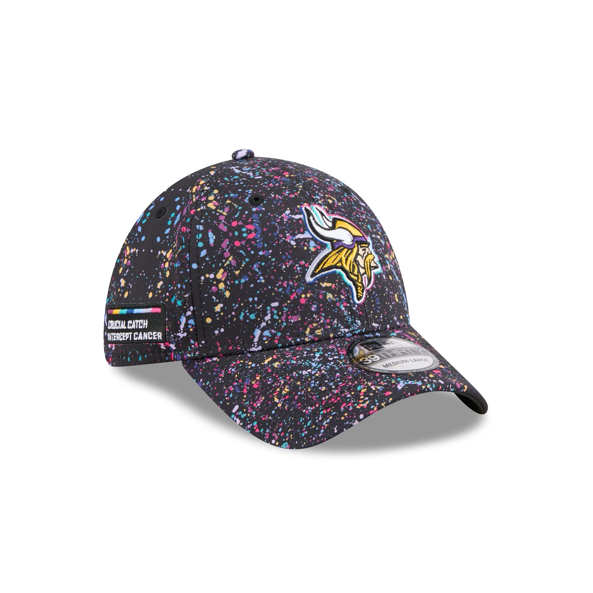 Minnesota Vikings 2025 Crucial Catch 39Thirty Stretch Fit Hat