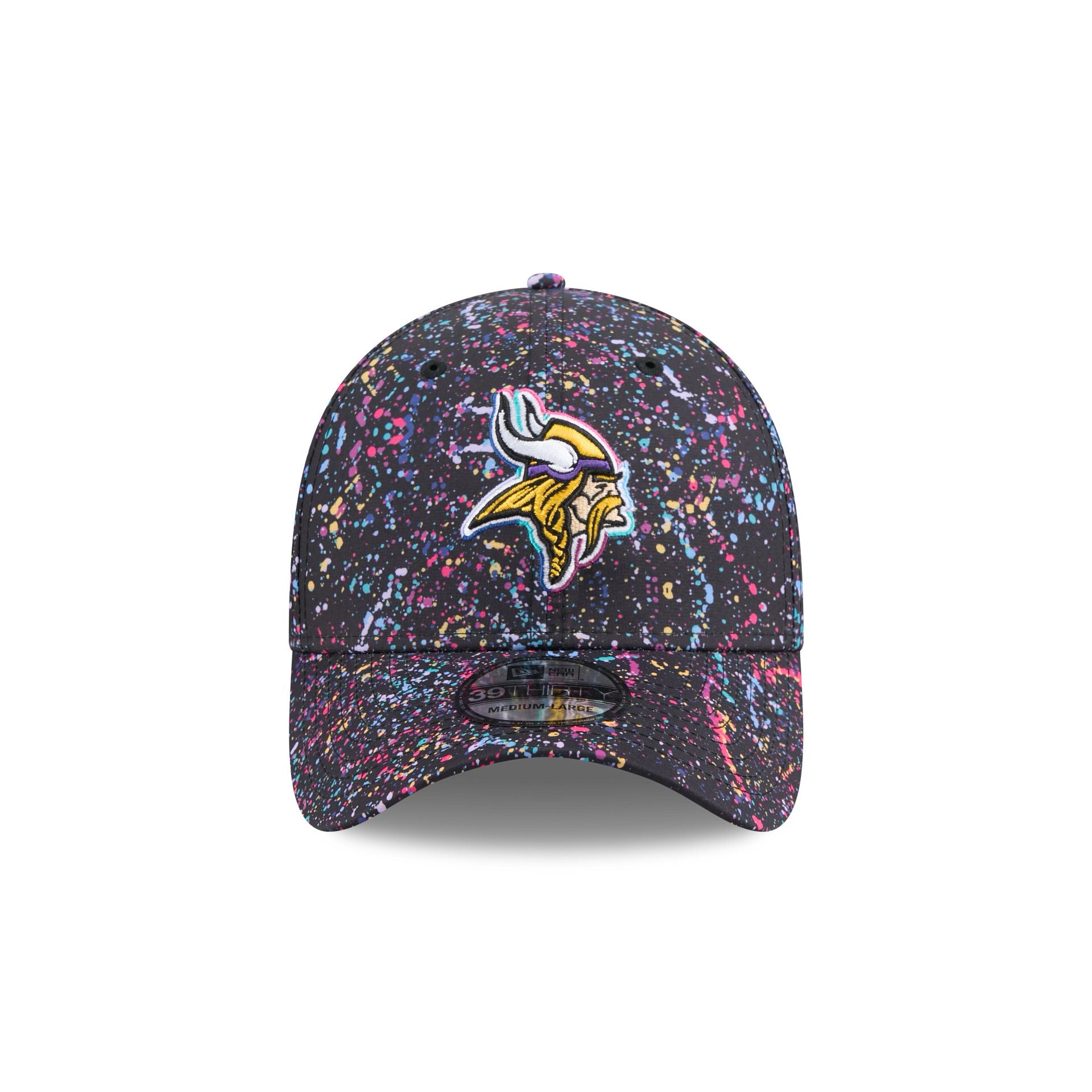 Alternative view of Minnesota Vikings 2025 Crucial Catch 39Thirty Stretch Fit Hat
