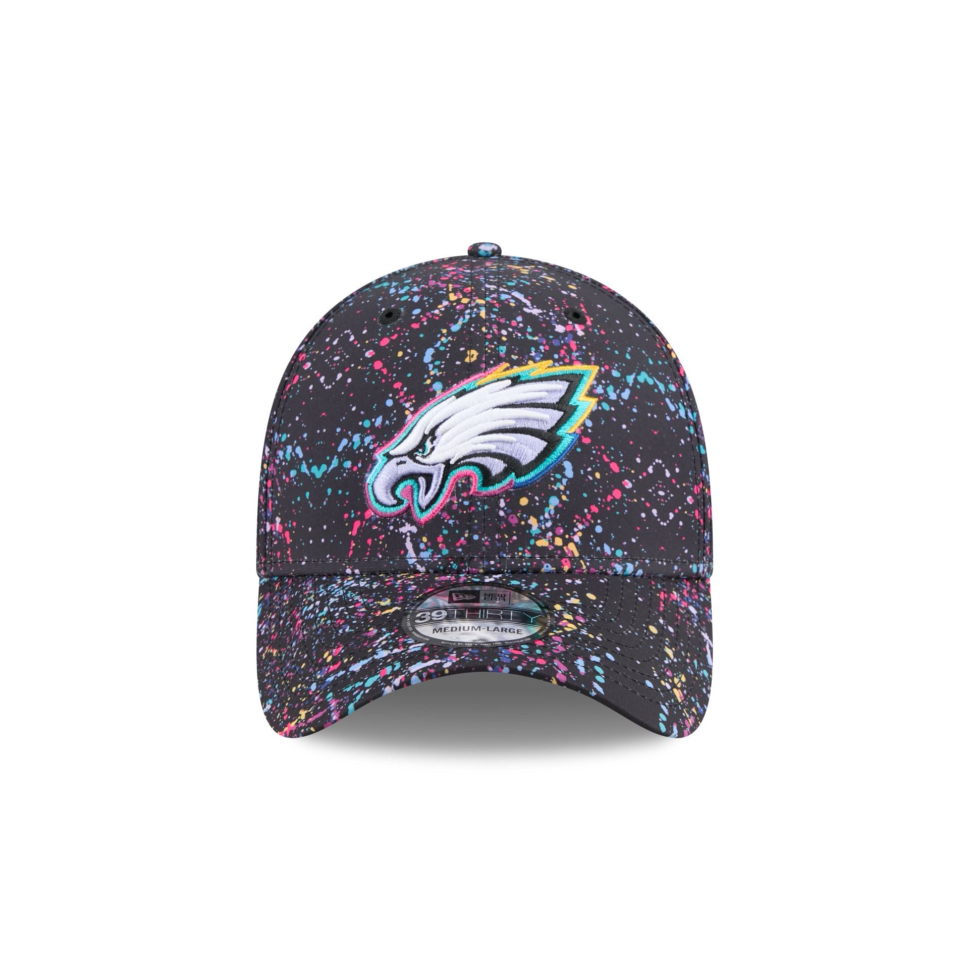 Alternative view of Philadelphia Eagles 2025 Crucial Catch 39Thirty Stretch Fit Hat