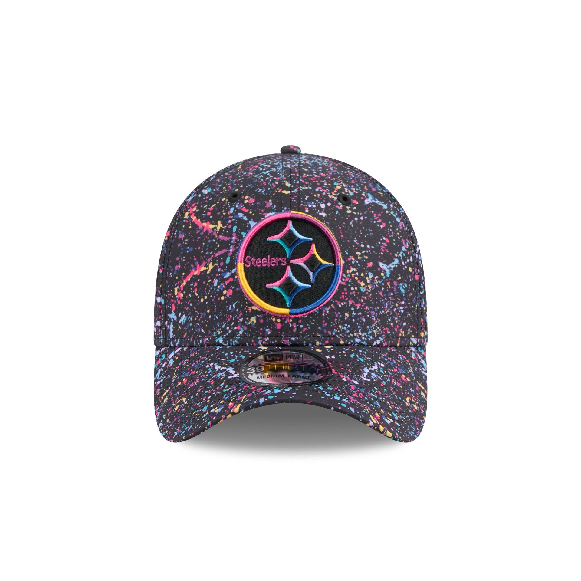 Pittsburgh Steelers 2025 Crucial Catch 39Thirty Stretch Fit Hat - Image 2
