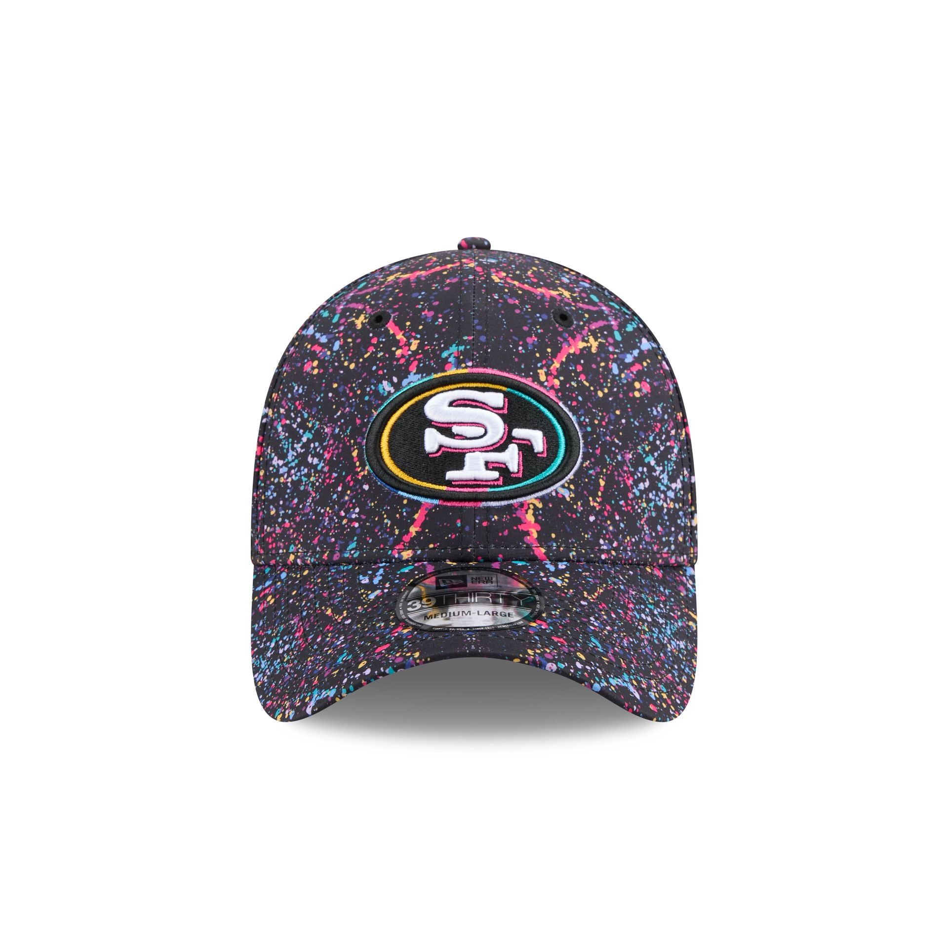 Alternative view of San Francisco 49Ers 2025 Crucial Catch 39Thirty Stretch Fit Hat