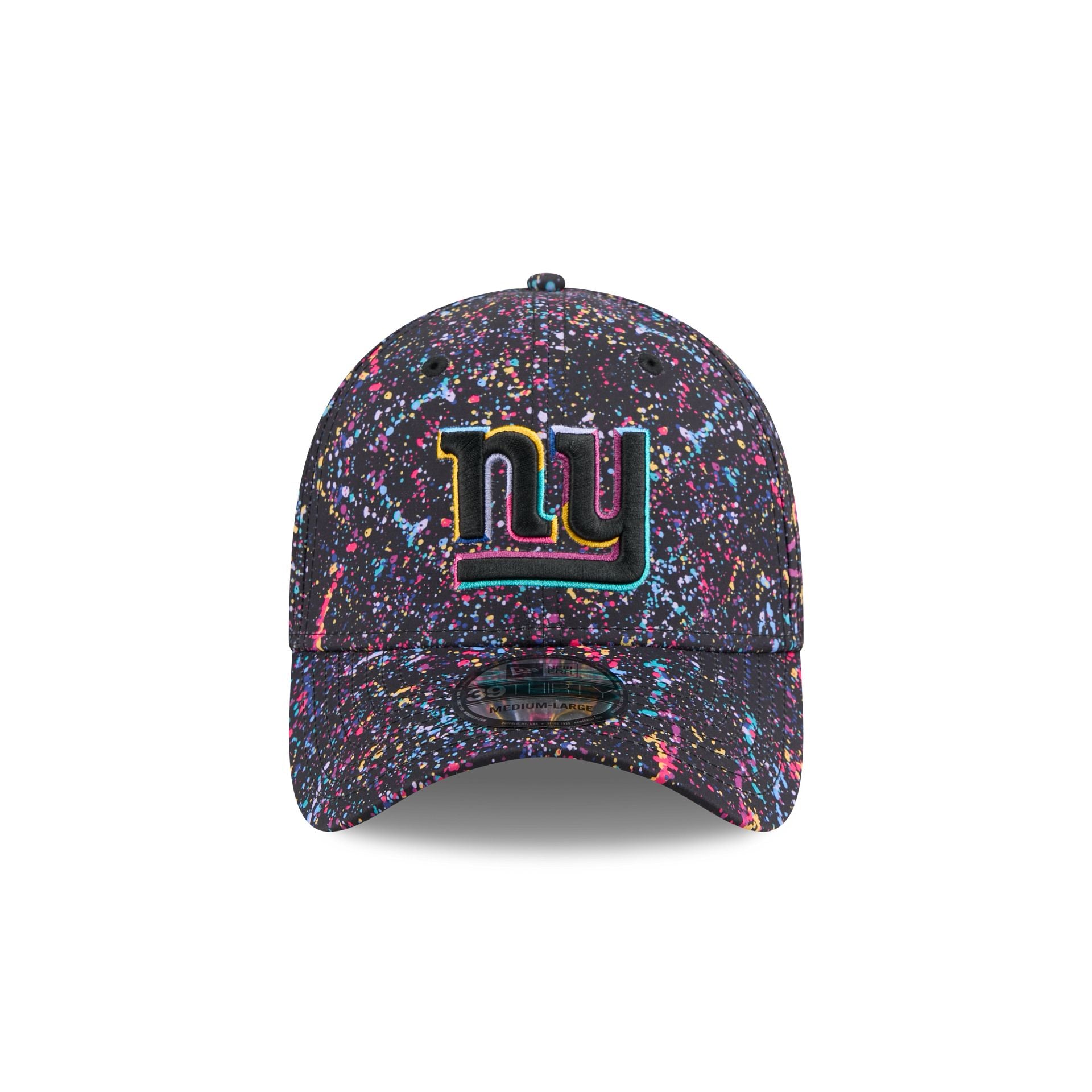 Alternative view of New York Giants 2025 Crucial Catch 39Thirty Stretch Fit Hat