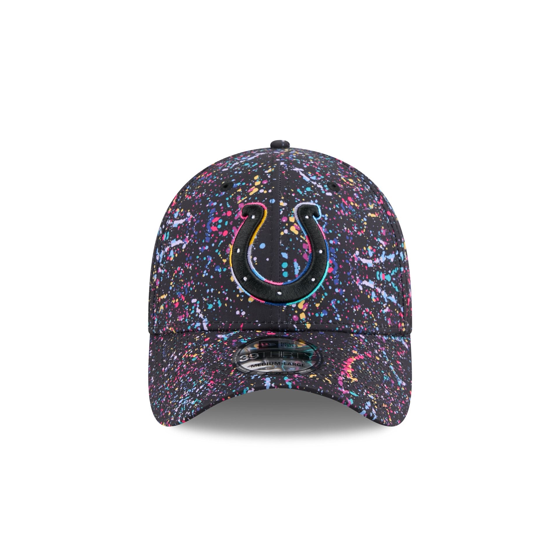 Alternative view of Indianapolis Colts 2025 Crucial Catch 39Thirty Stretch Fit Hat