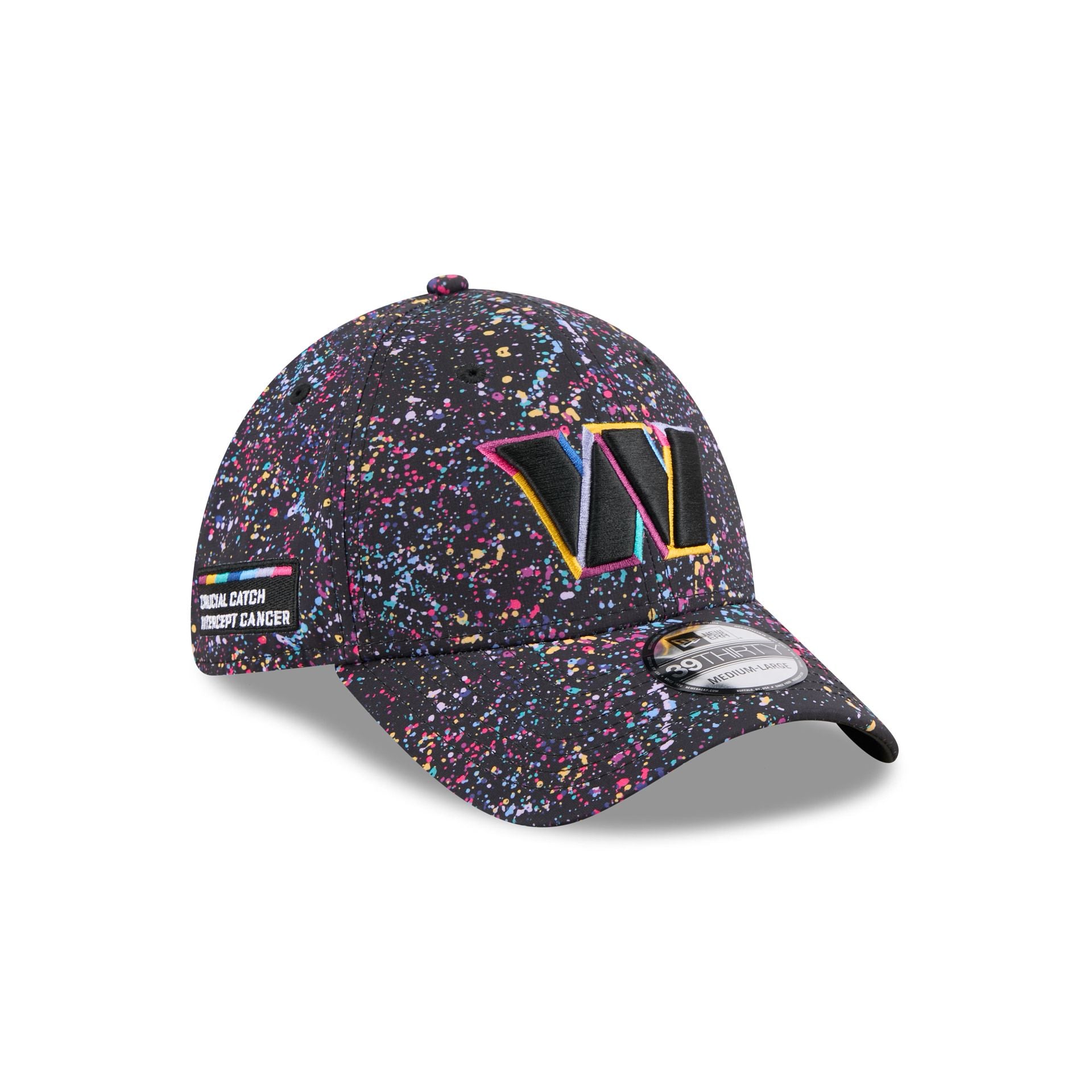 Washington Commanders 2025 Crucial Catch 39Thirty Stretch Fit Hat