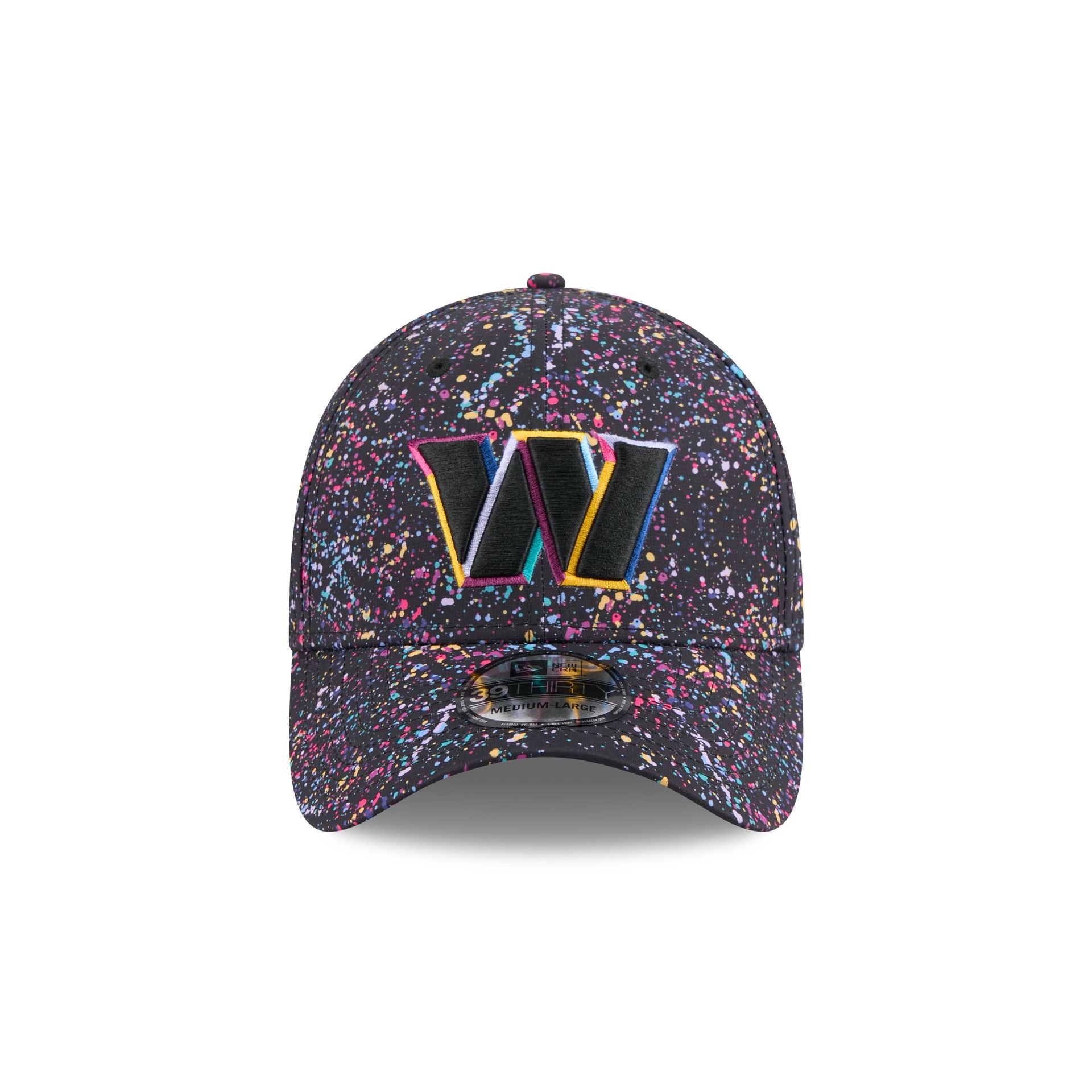 Alternative view of Washington Commanders 2025 Crucial Catch 39Thirty Stretch Fit Hat