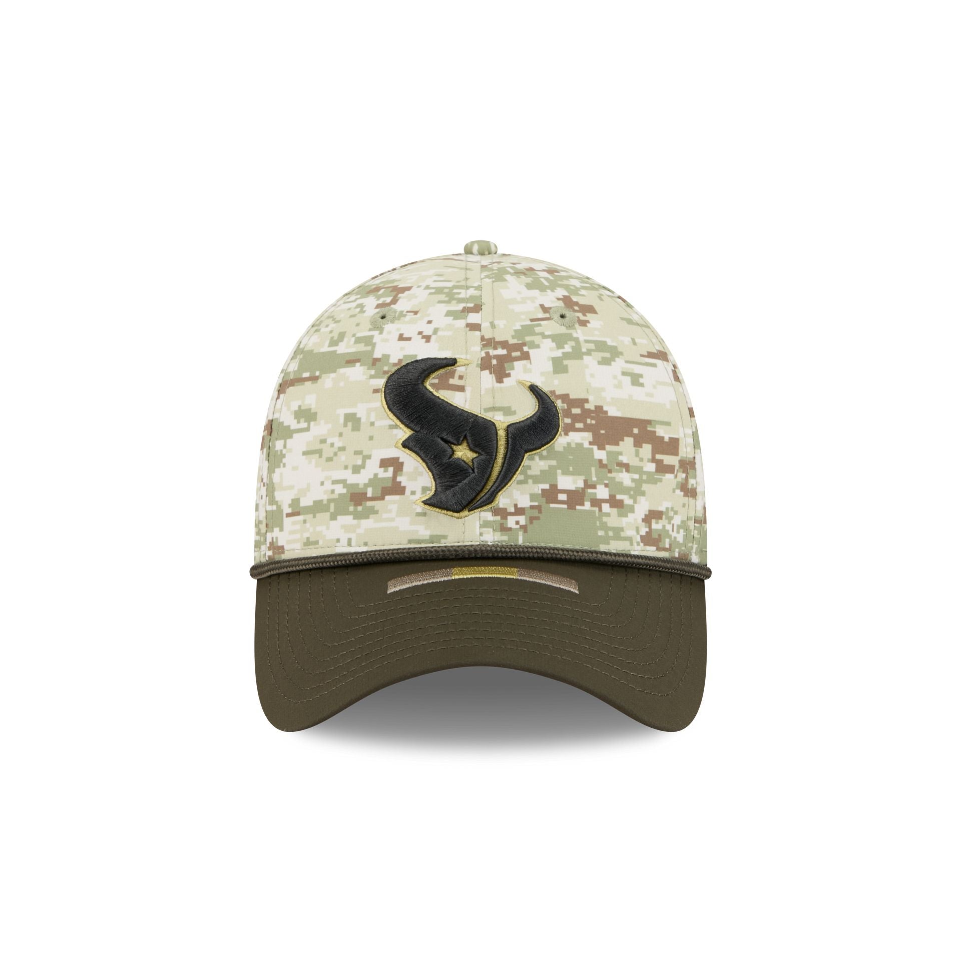 Alternative view of Houston Texans 2025 Salute To Service Digi Camo 39Thirty Stretch Fit Hat