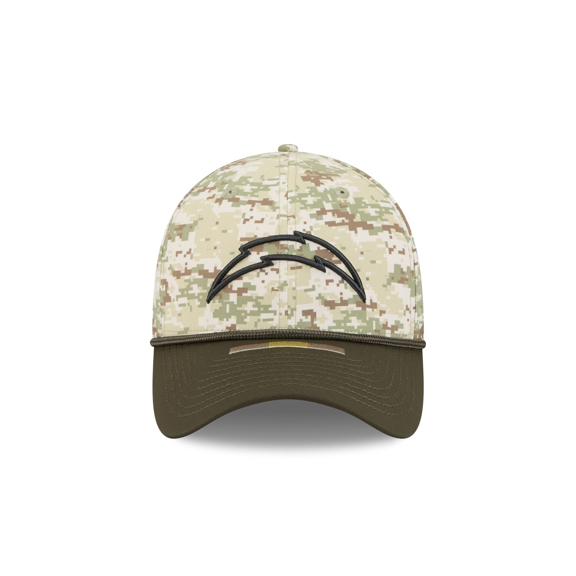Alternative view of Los Angeles Chargers 2025 Salute To Service Digi Camo 39Thirty Stretch Fit Hat