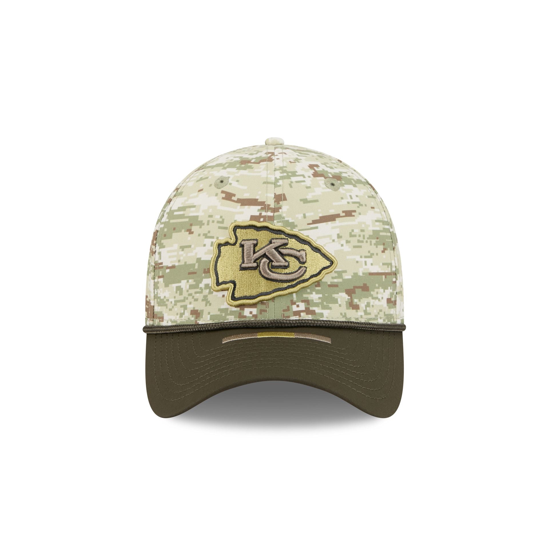 Alternative view of Kansas City Chiefs 2025 Salute To Service Digi Camo 39Thirty Stretch Fit Hat
