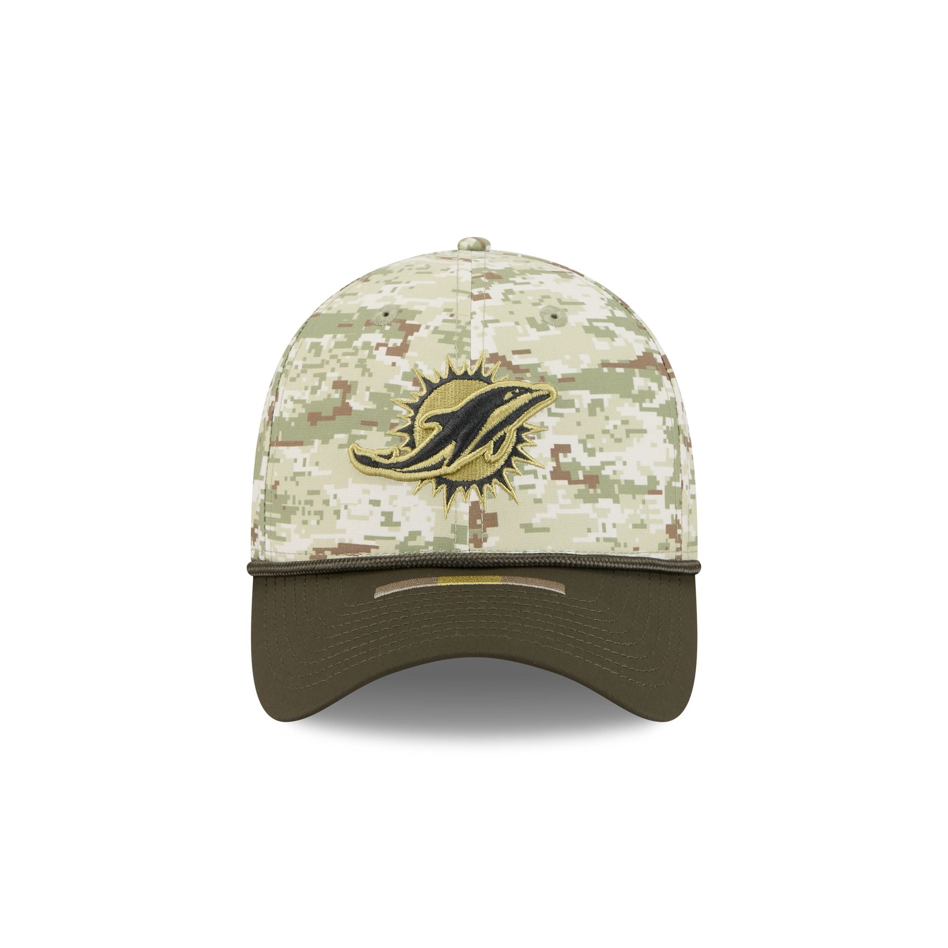Alternative view of Miami Dolphins 2025 Salute To Service Digi Camo 39Thirty Stretch Fit Hat