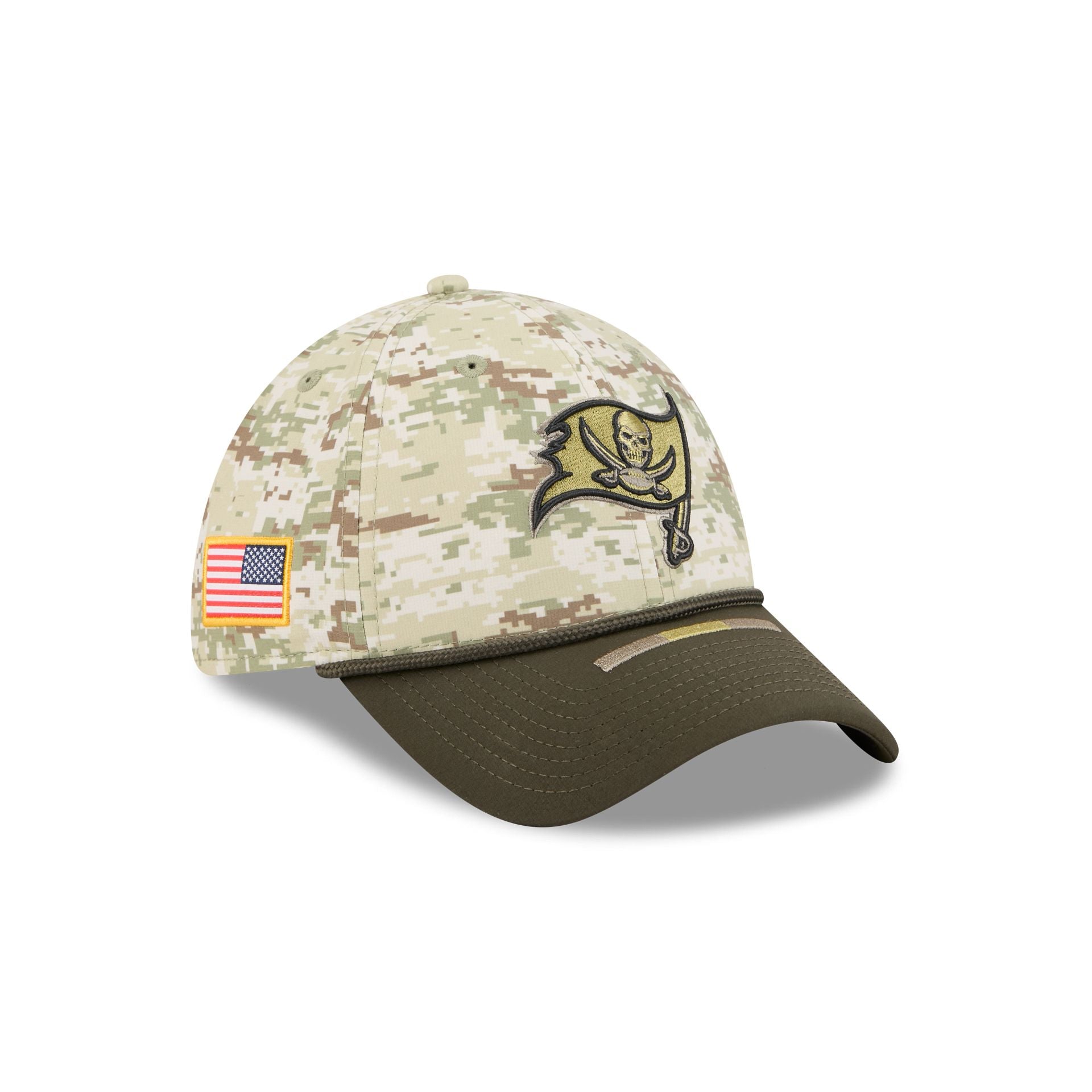 Tampa Bay Buccaneers 2025 Salute To Service Digi Camo 39Thirty Stretch Fit Hat