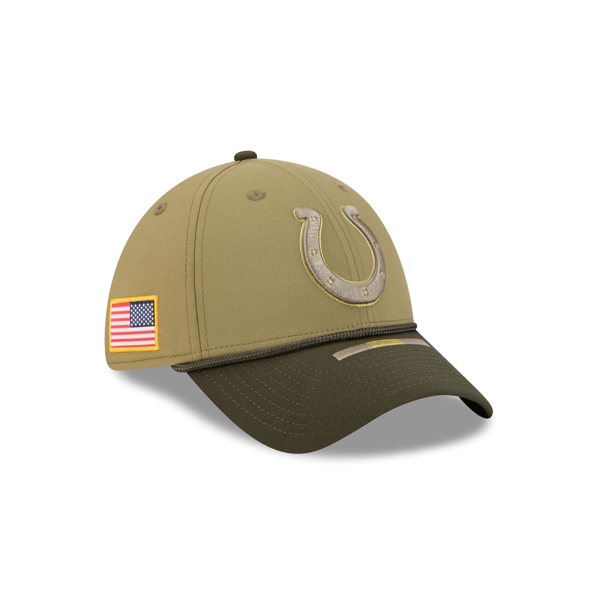 Indianapolis Colts 2025 Salute To Service 39Thirty Stretch Fit Hat