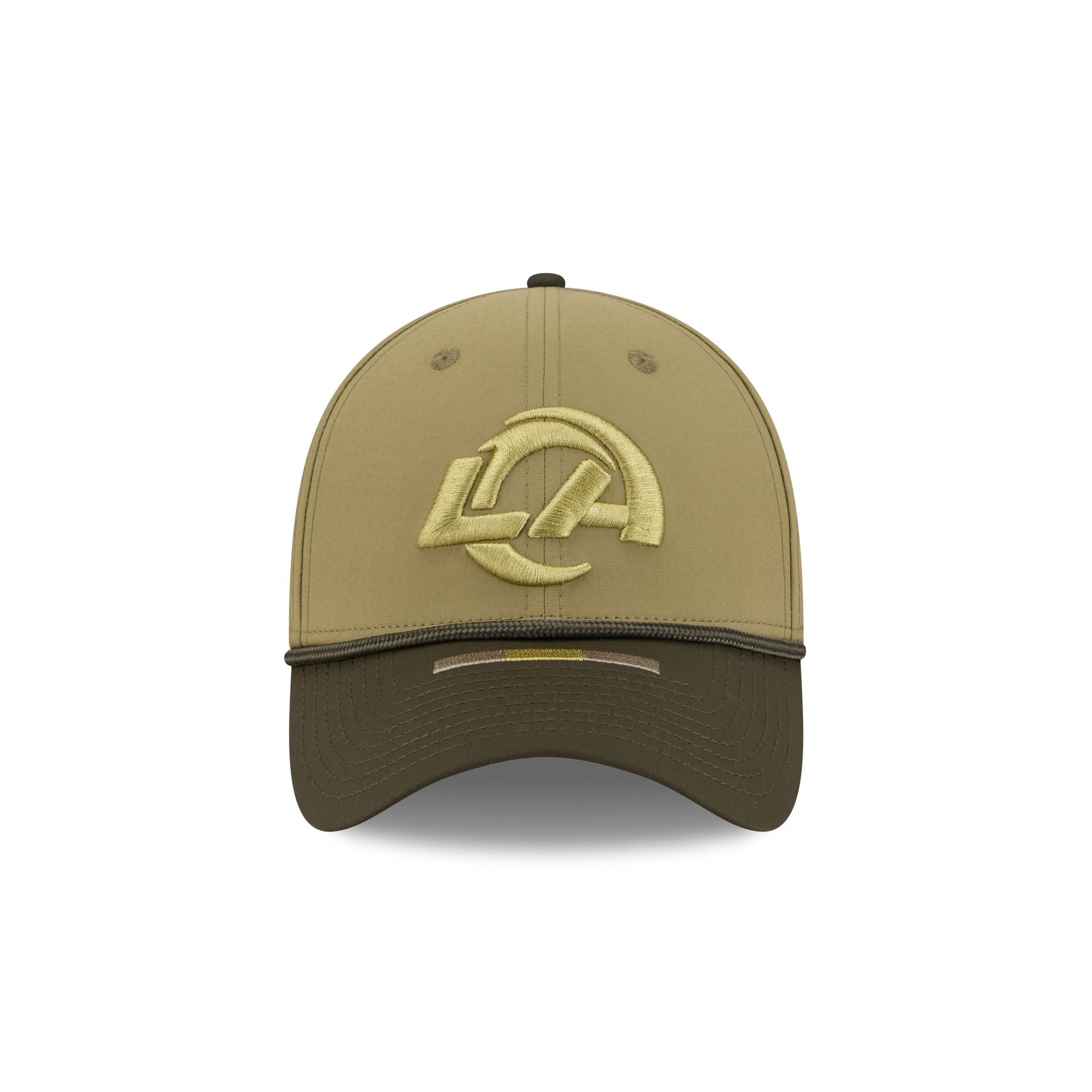 Alternative view of Los Angeles Rams 2025 Salute To Service 39Thirty Stretch Fit Hat
