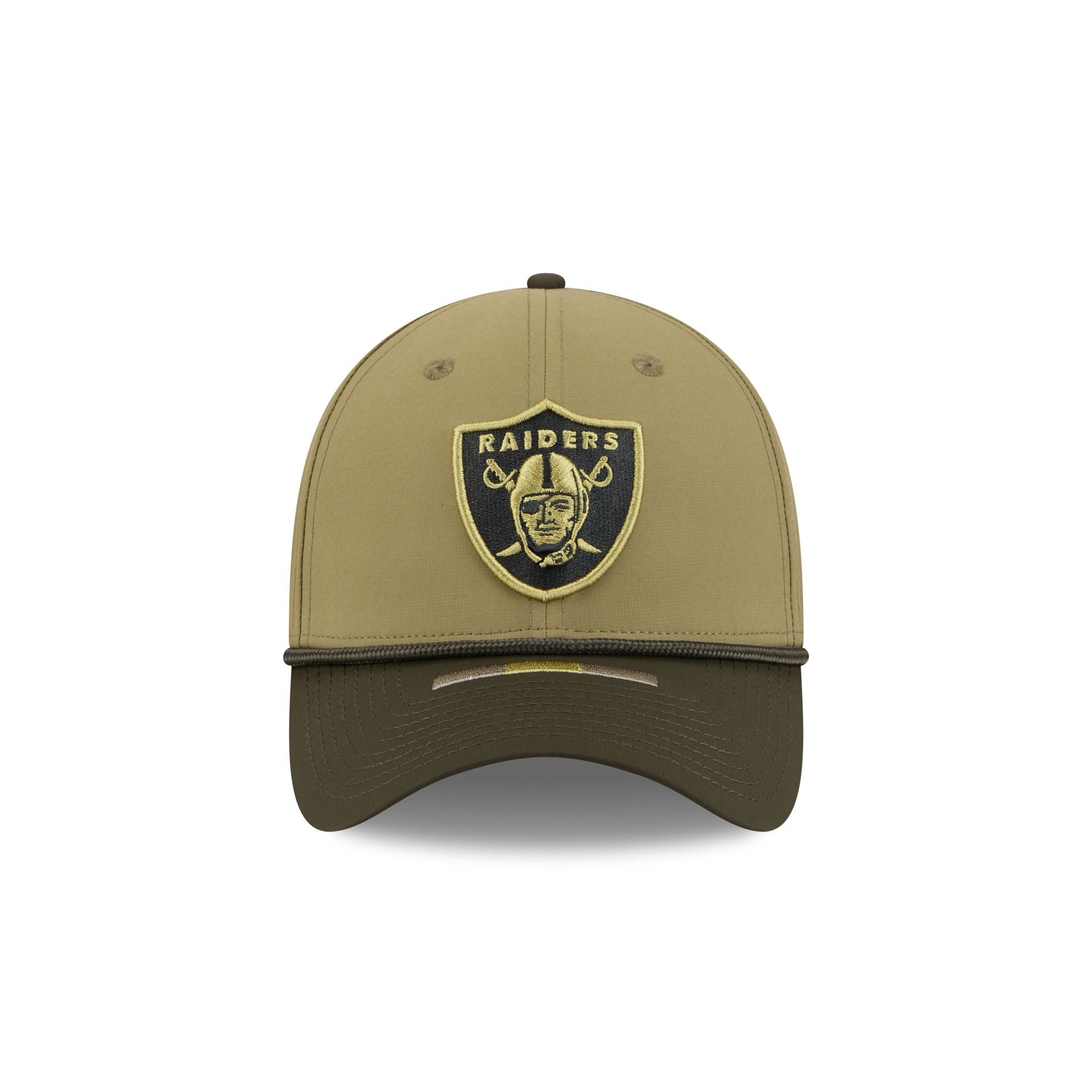 Alternative view of Las Vegas Raiders 2025 Salute To Service 39Thirty Stretch Fit Hat