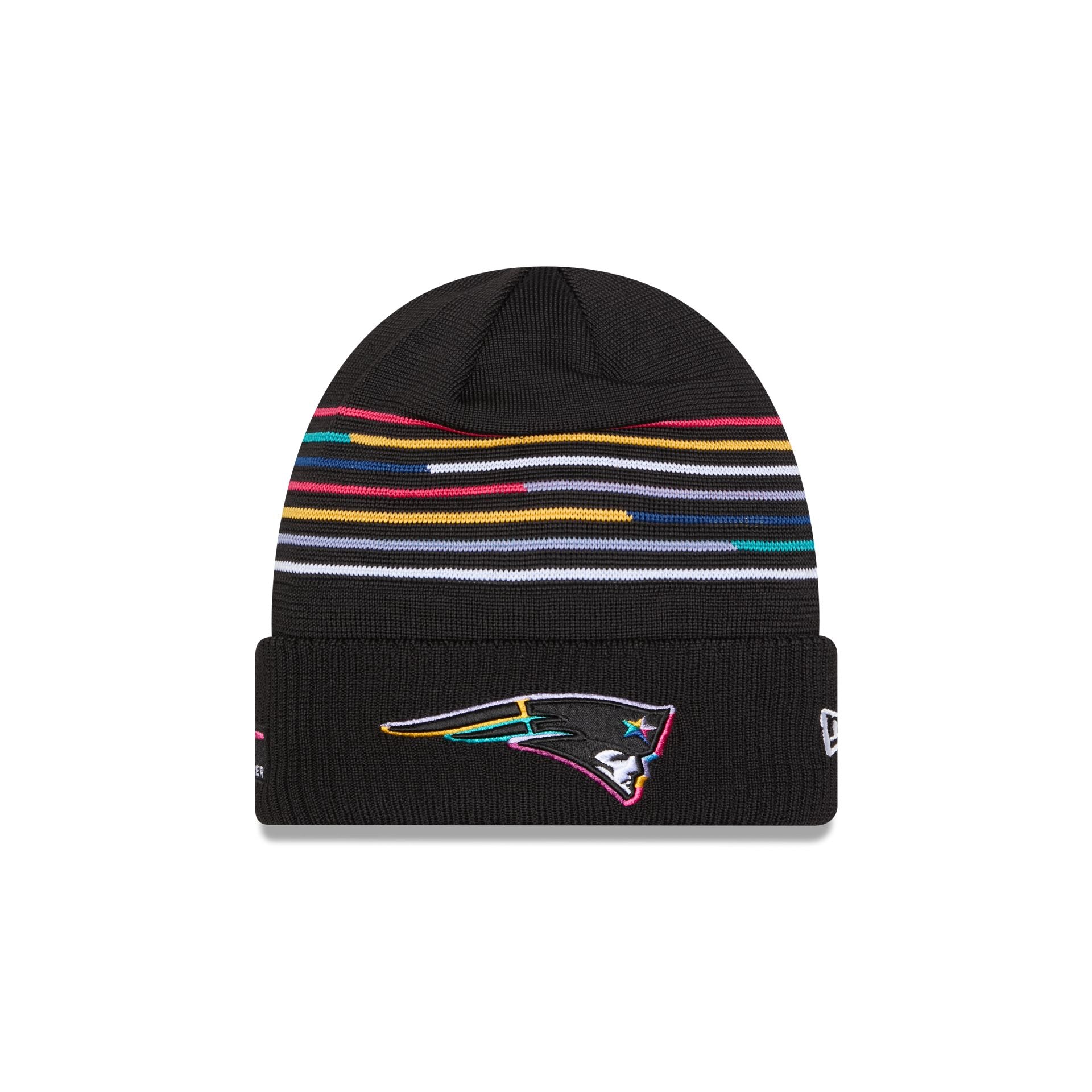 New England Patriots 2025 Crucial Catch Cuff Knit Hat