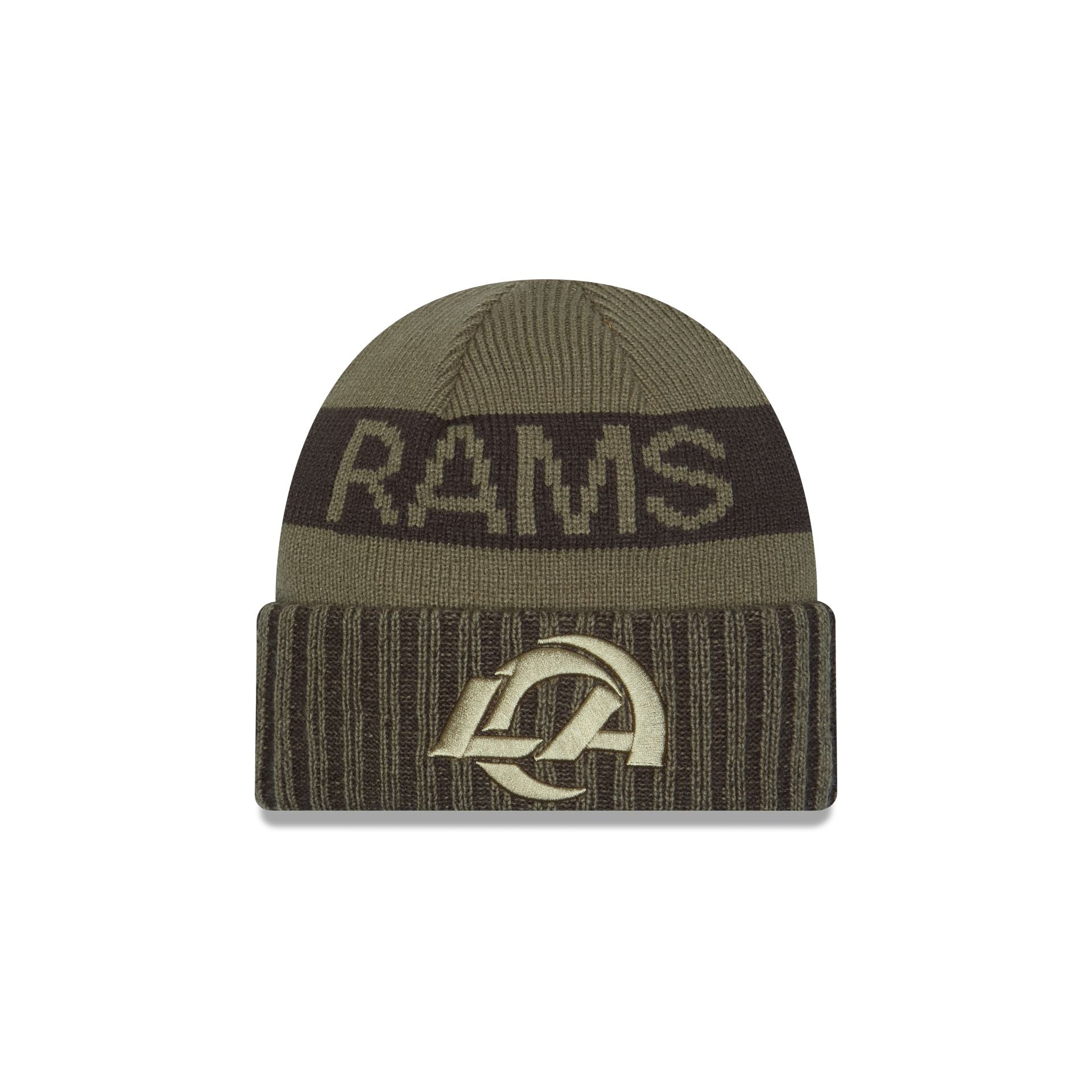 Los Angeles Rams 2025 Salute To Service Cuff Knit Hat