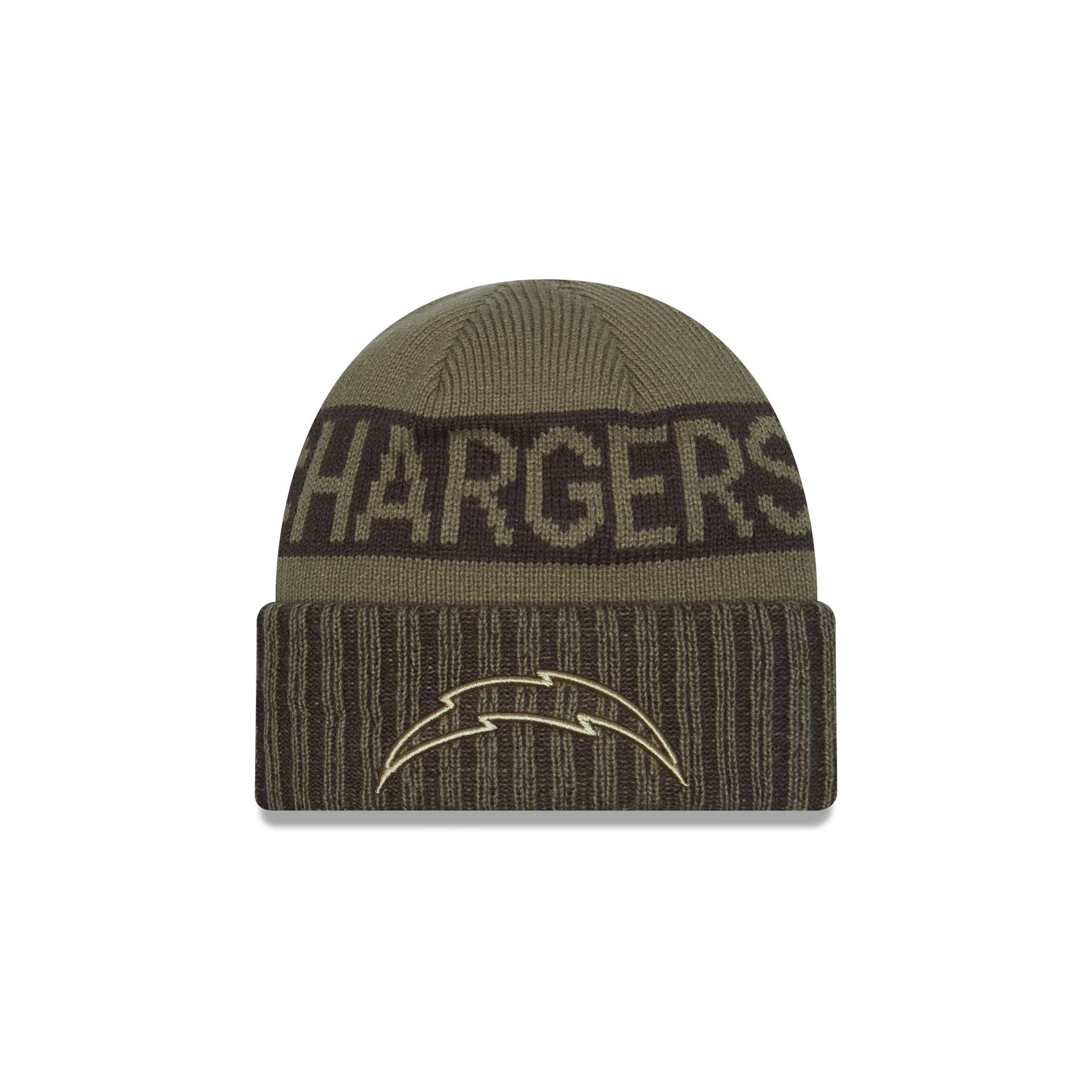 Los Angeles Chargers 2025 Salute To Service Cuff Knit Hat