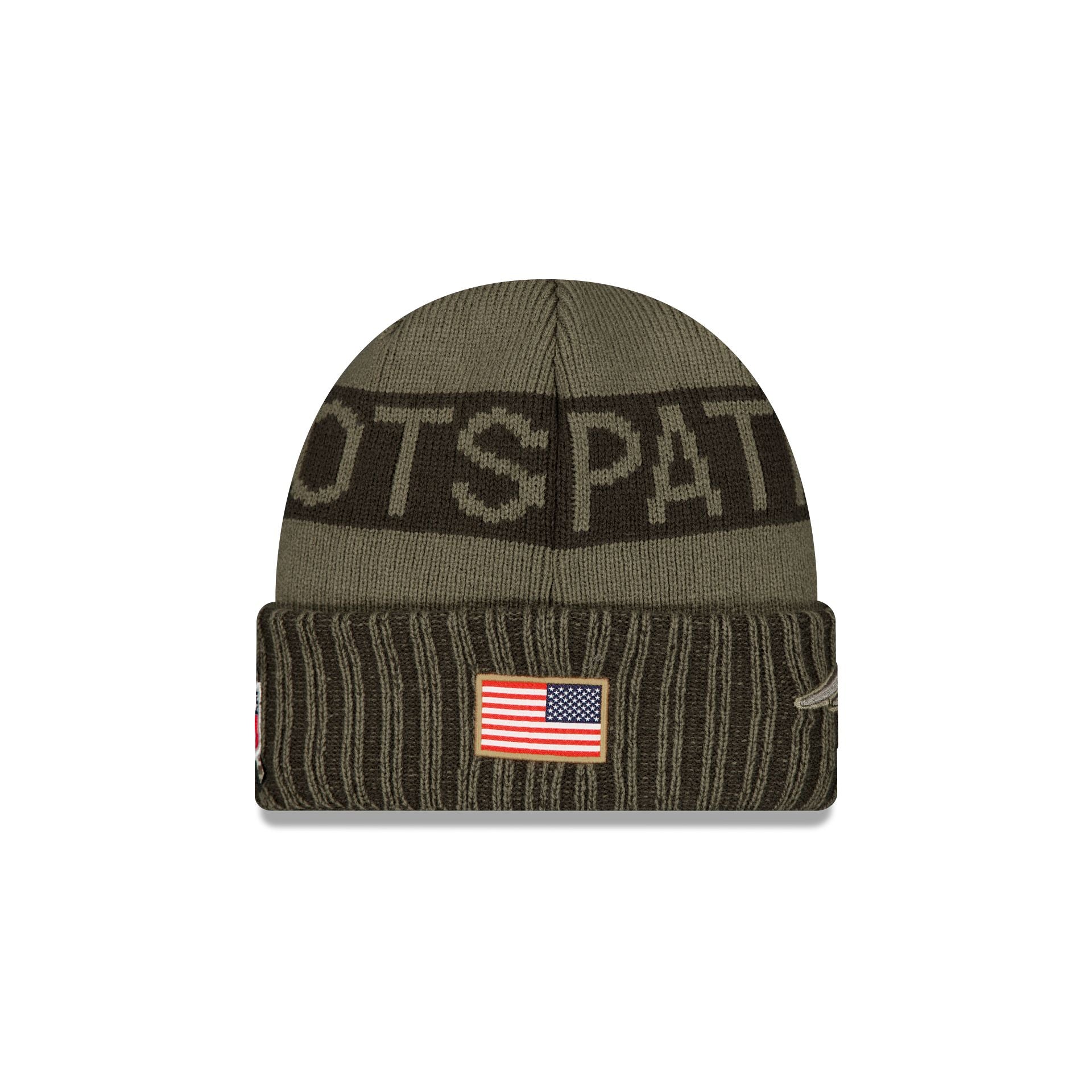 Alternative view of New England Patriots 2025 Salute To Service Cuff Knit Hat