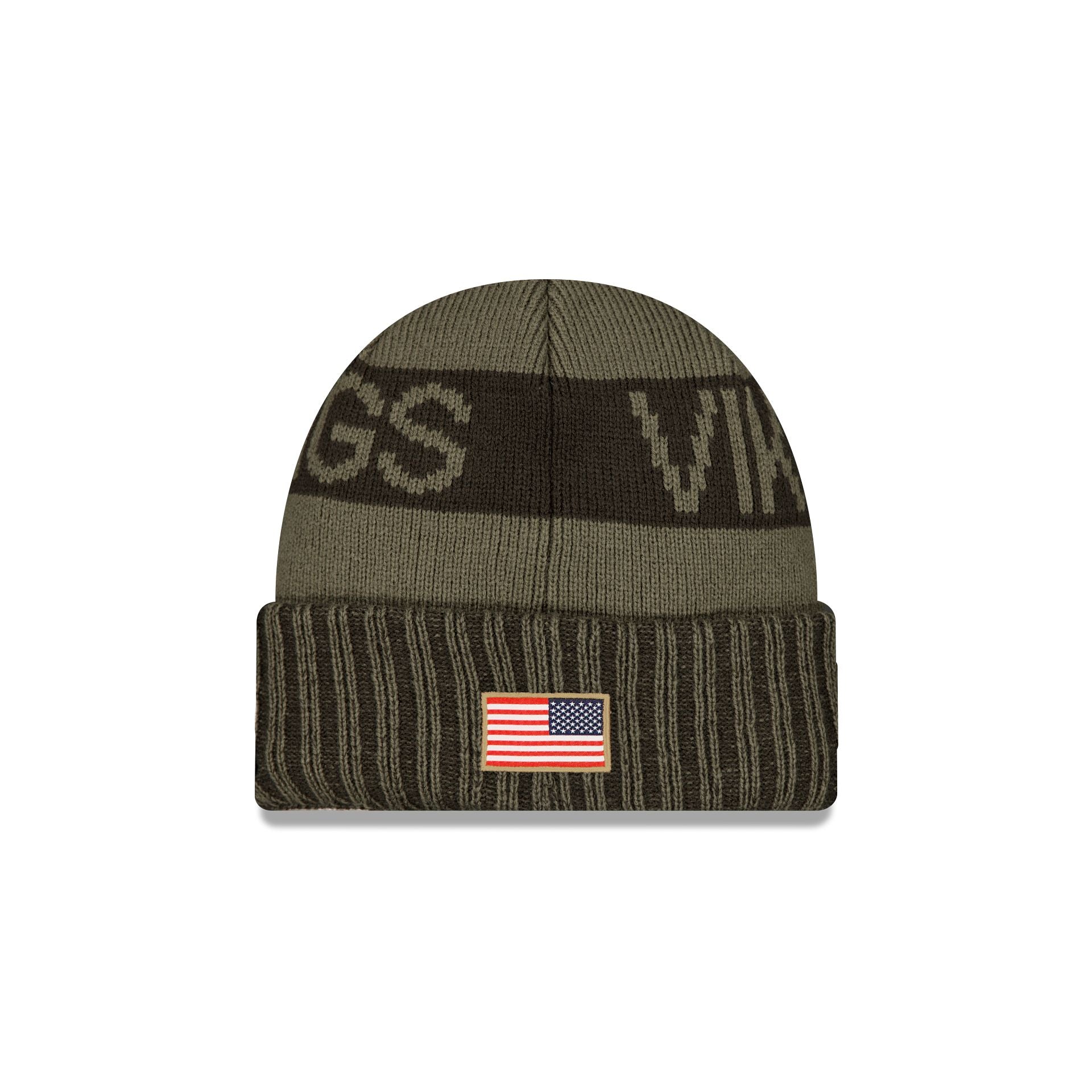 Alternative view of Minnesota Vikings 2025 Salute To Service Cuff Knit Hat