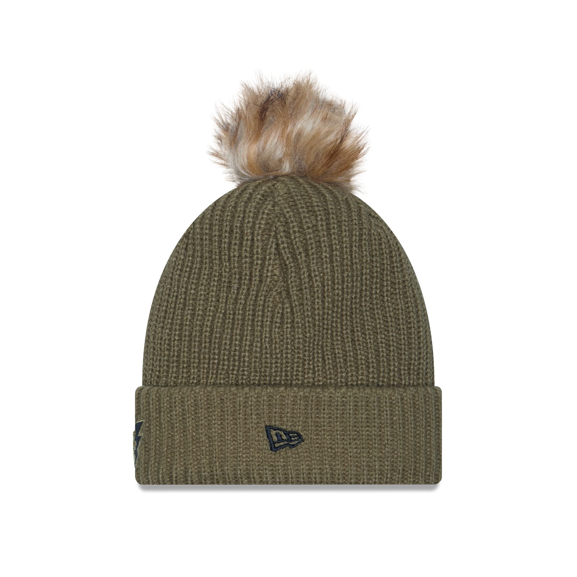 Alternative view of Philadelphia Eagles 2025 Salute To Service Women's Pom Knit Hat