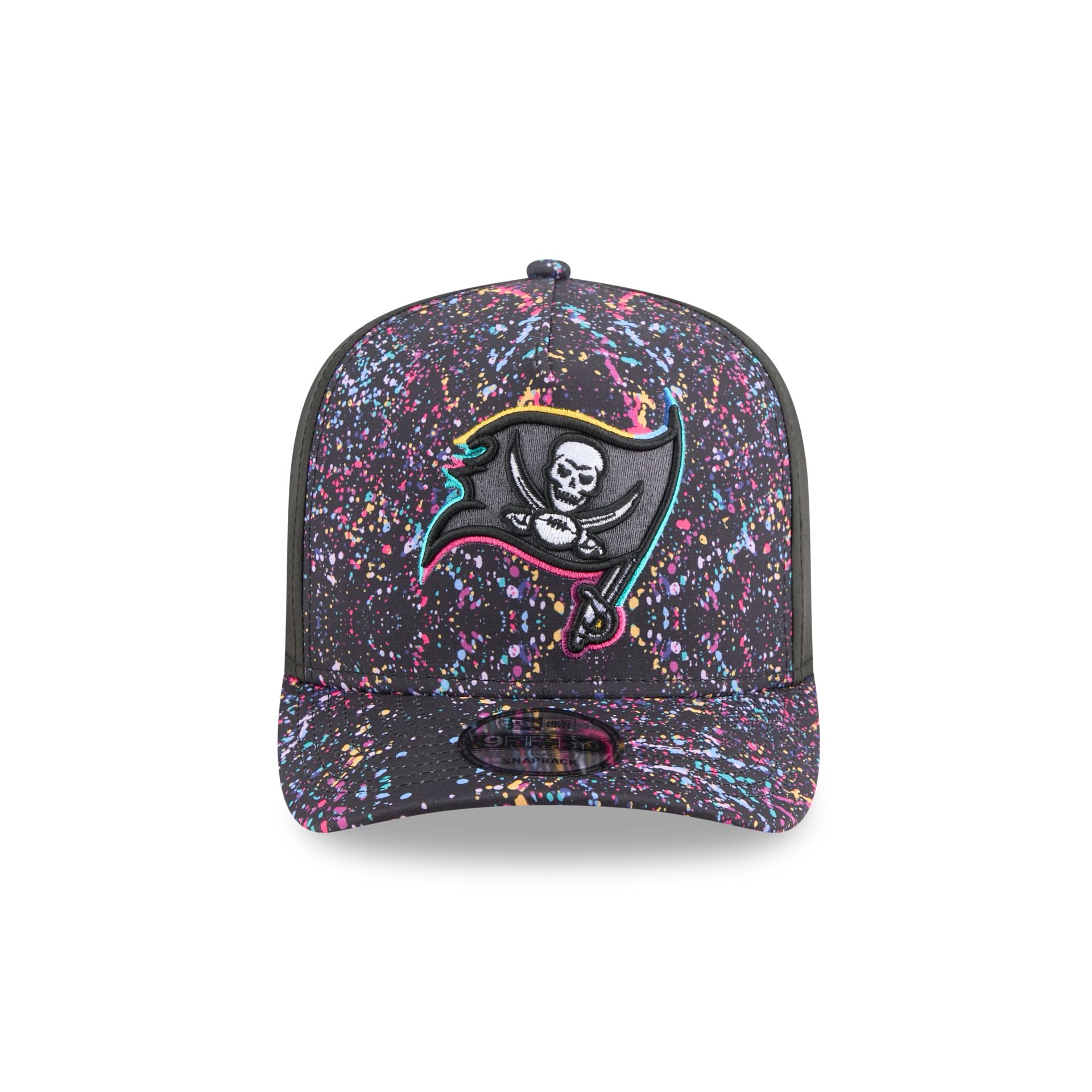 Alternative view of Tampa Bay Buccaneers 2025 Crucial Catch 9Fifty A-Frame Snapback Hat