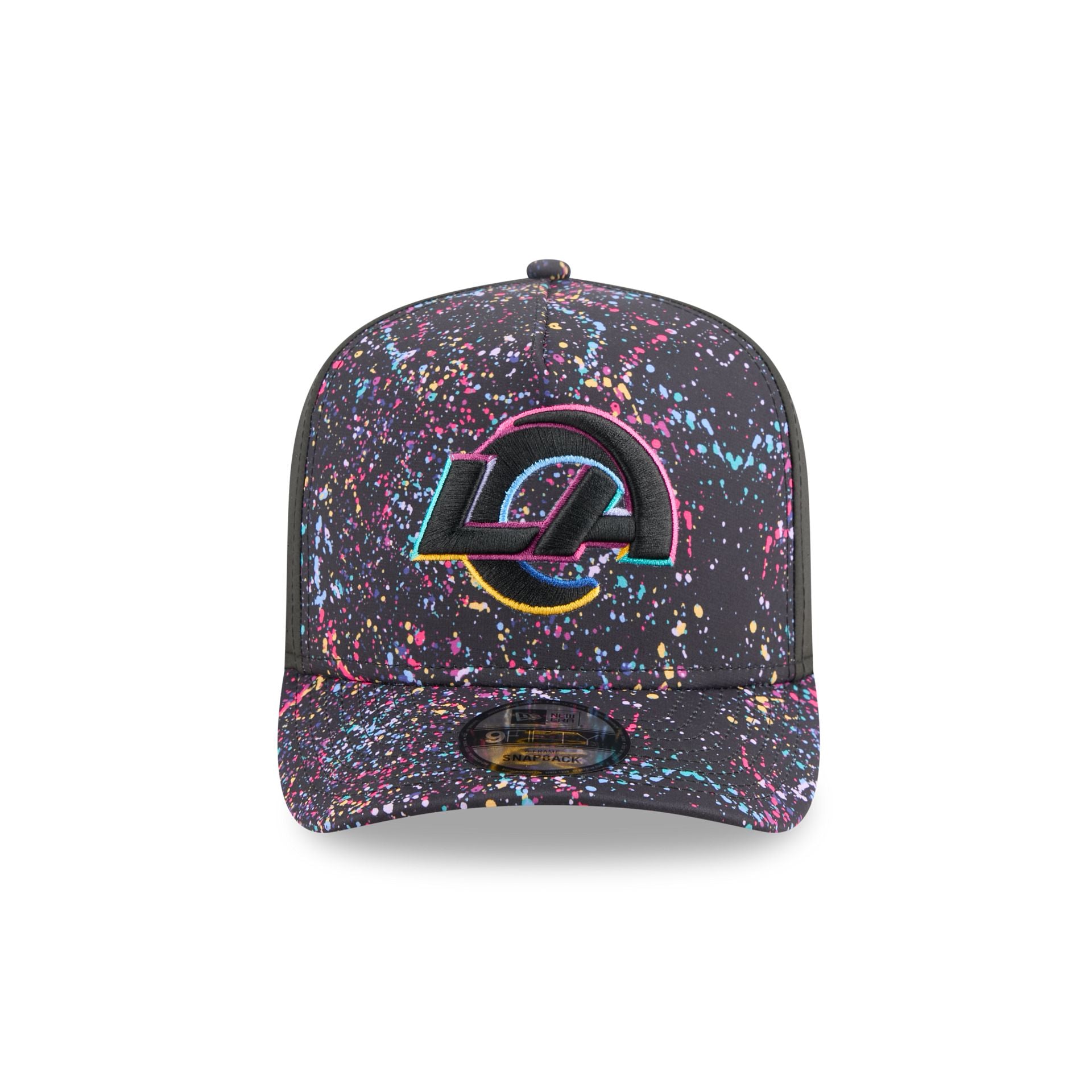 Alternative view of Los Angeles Rams 2025 Crucial Catch 9Fifty A-Frame Snapback Hat