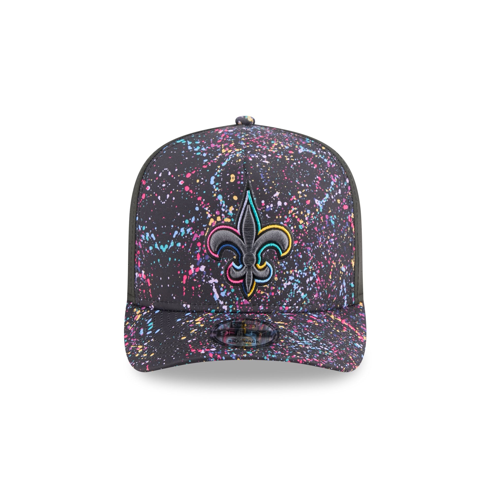 Alternative view of New Orleans Saints 2025 Crucial Catch 9Fifty A-Frame Snapback Hat