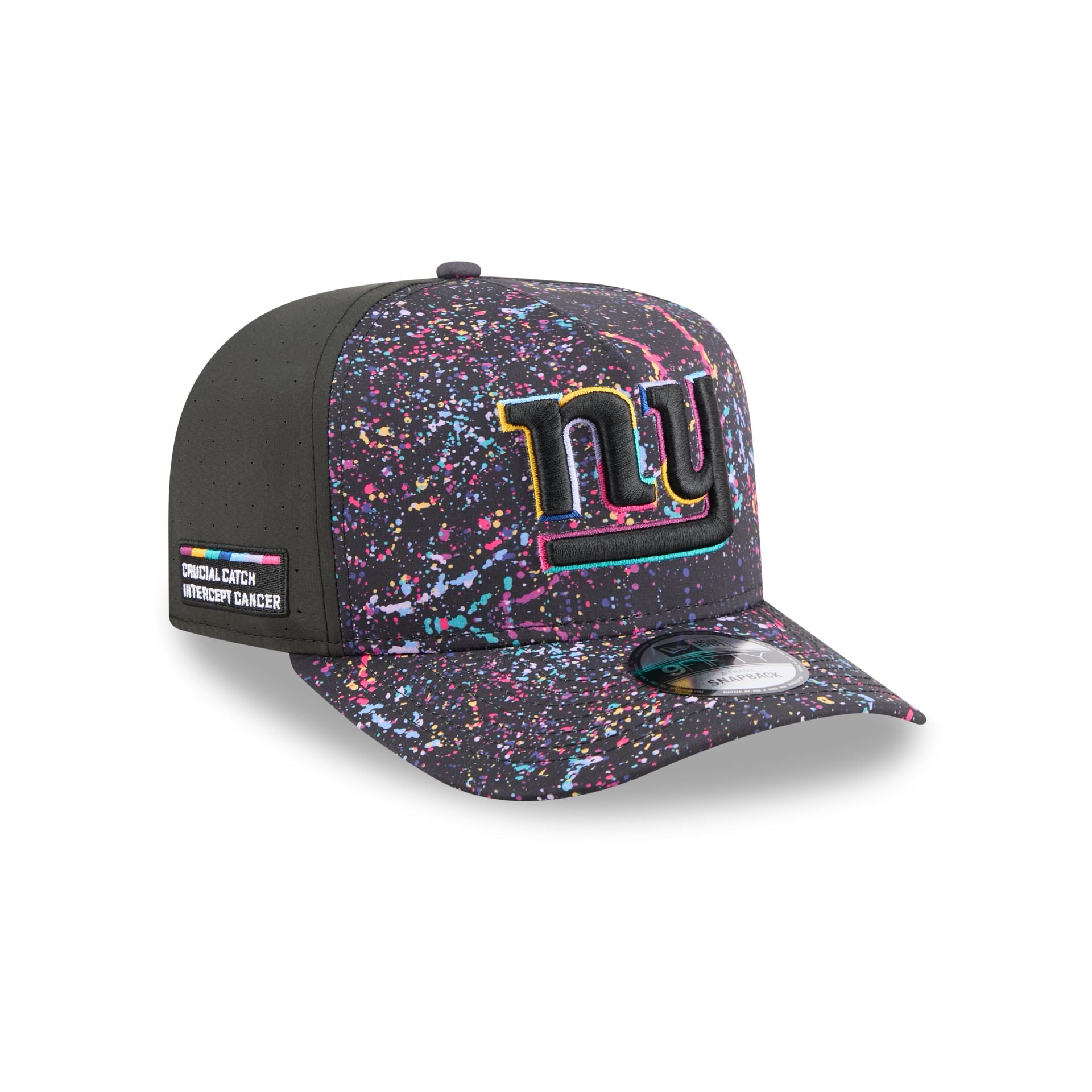 New York Giants 2025 Crucial Catch 9Fifty A-Frame Snapback Hat