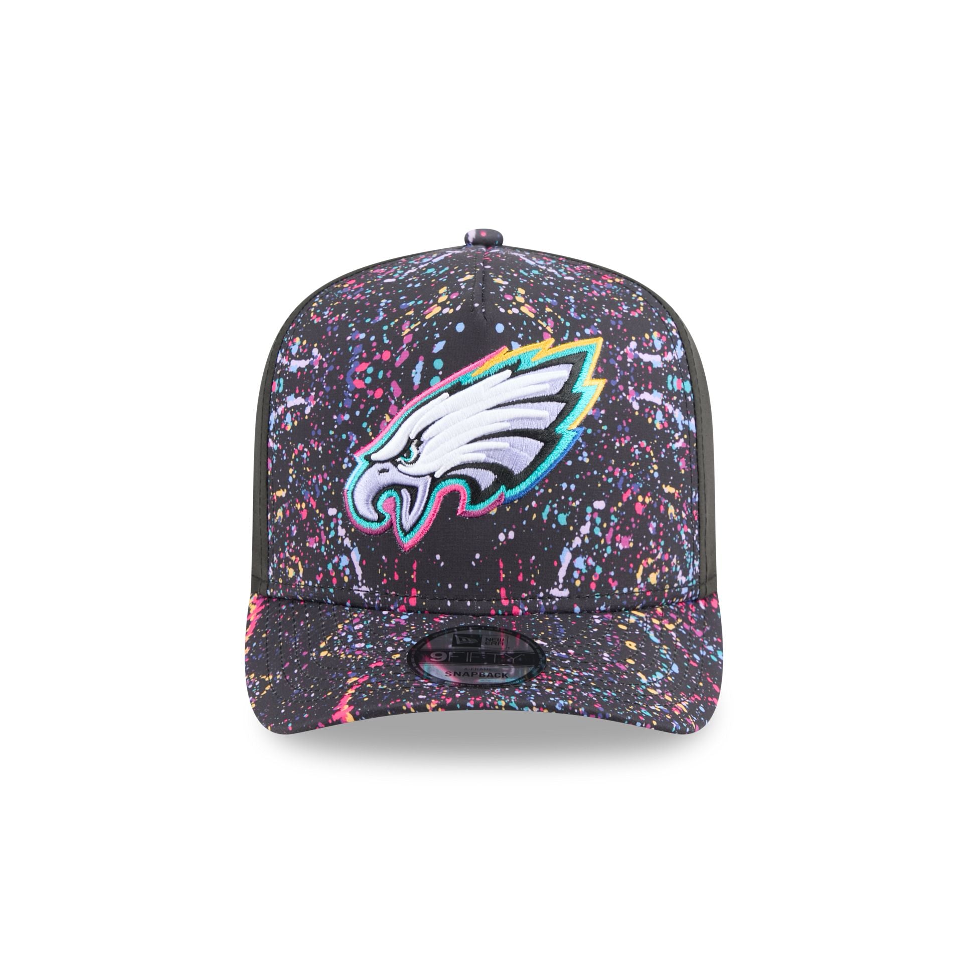 Alternative view of Philadelphia Eagles 2025 Crucial Catch 9Fifty A-Frame Snapback Hat