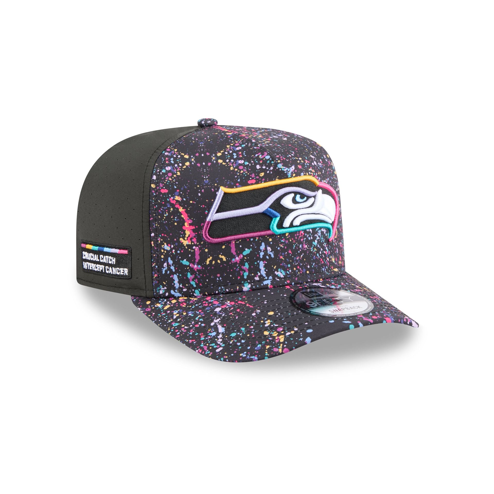 Seattle Seahawks 2025 Crucial Catch 9Fifty A-Frame Snapback Hat