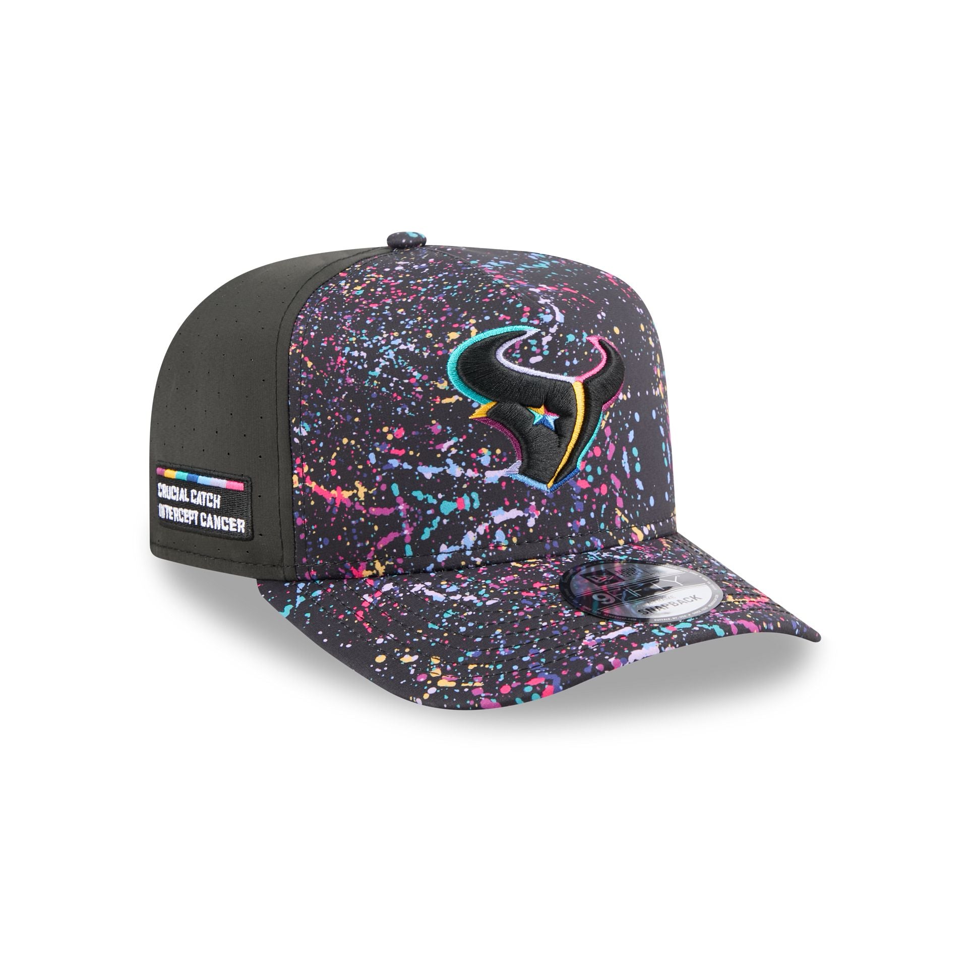 Houston Texans 2025 Crucial Catch 9Fifty A-Frame Snapback Hat