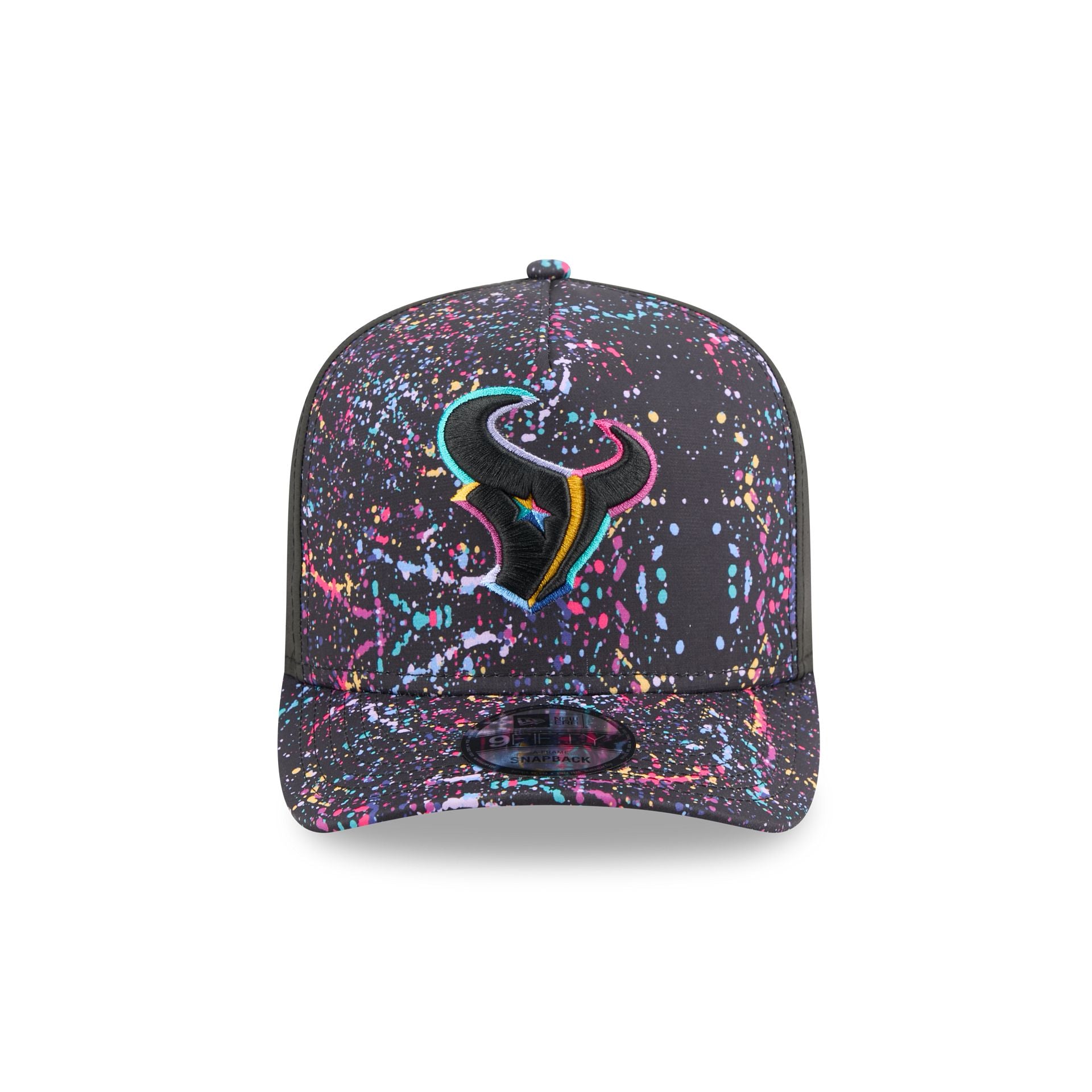 Alternative view of Houston Texans 2025 Crucial Catch 9Fifty A-Frame Snapback Hat