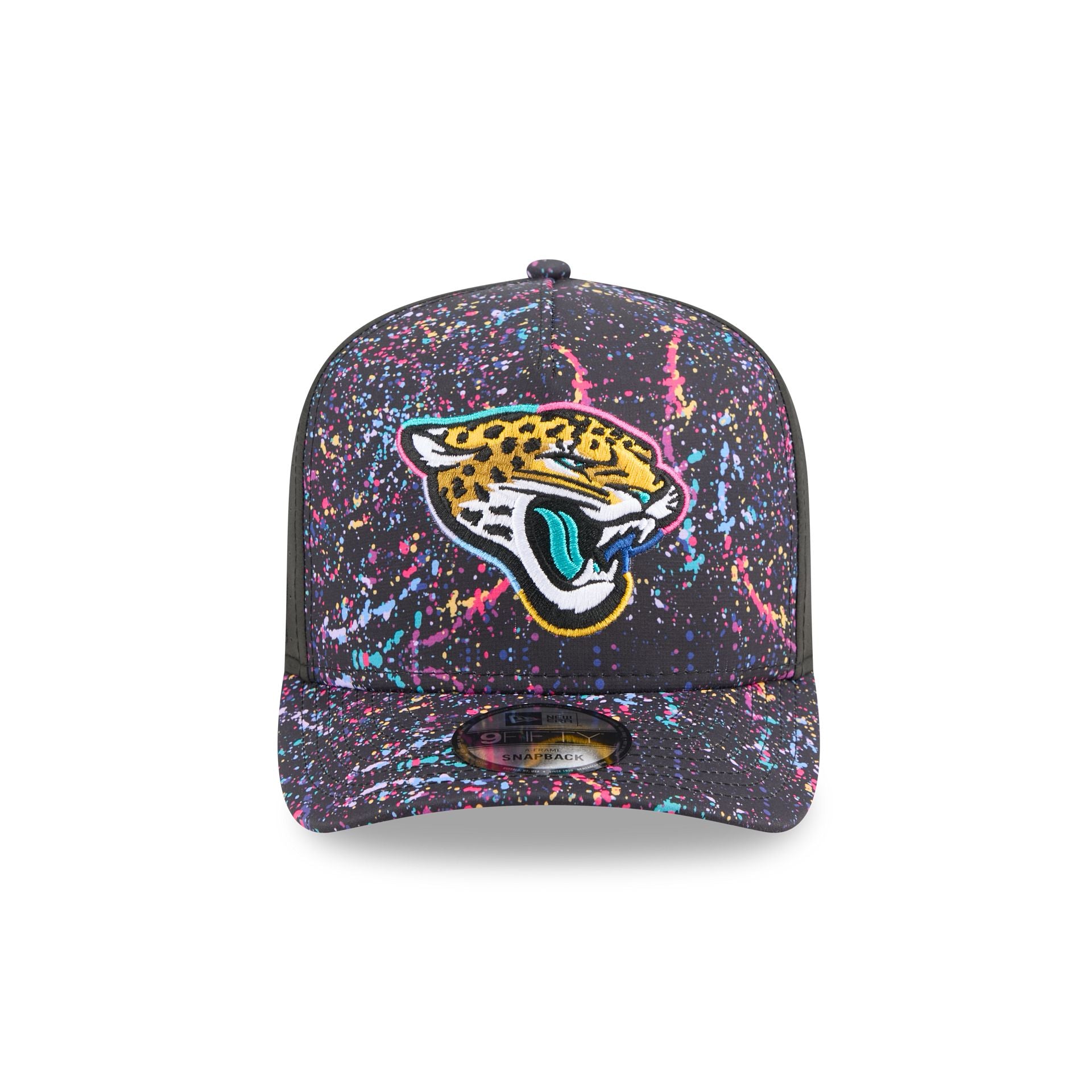 Alternative view of Jacksonville Jaguars 2025 Crucial Catch 9Fifty A-Frame Snapback Hat