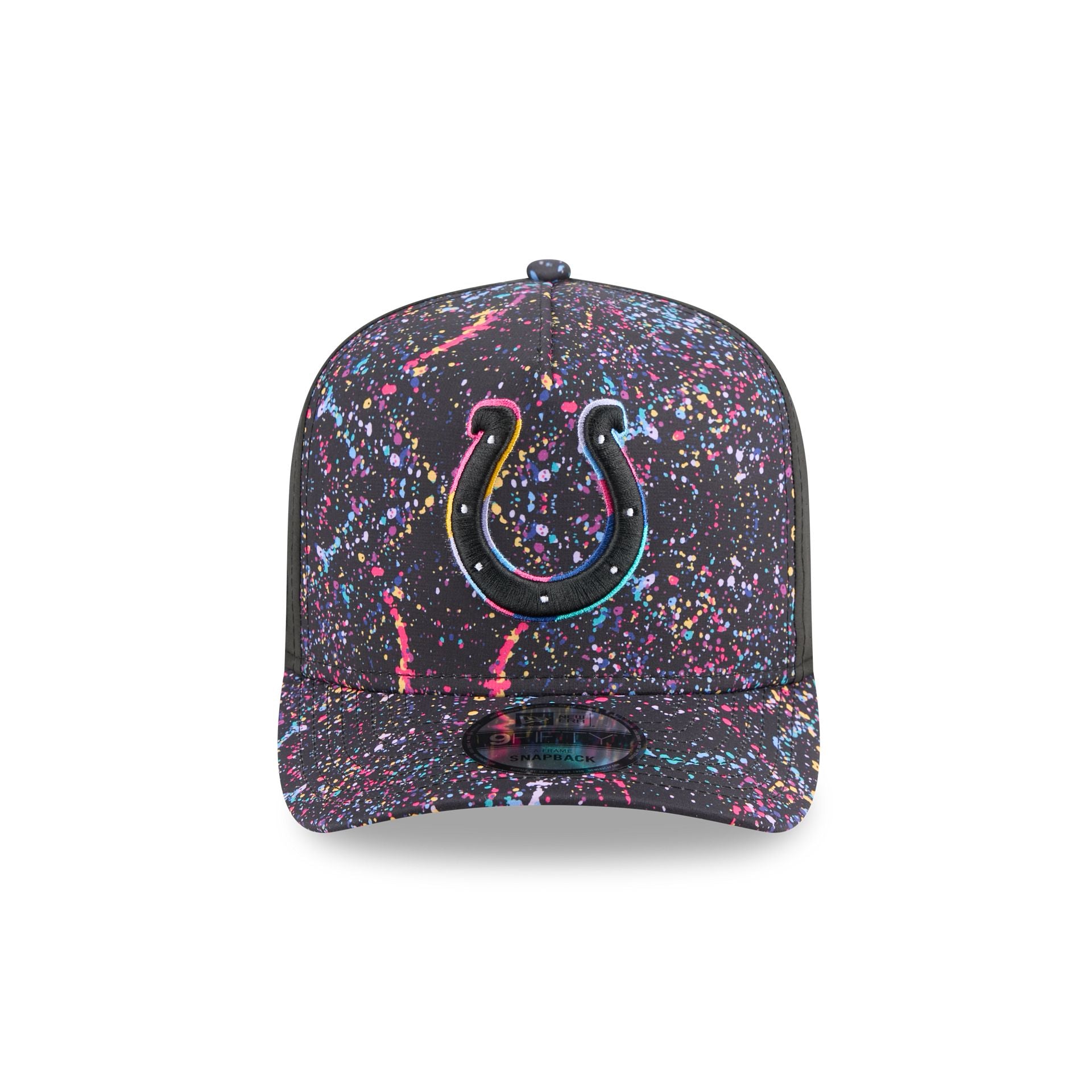 Alternative view of Indianapolis Colts 2025 Crucial Catch 9Fifty A-Frame Snapback Hat