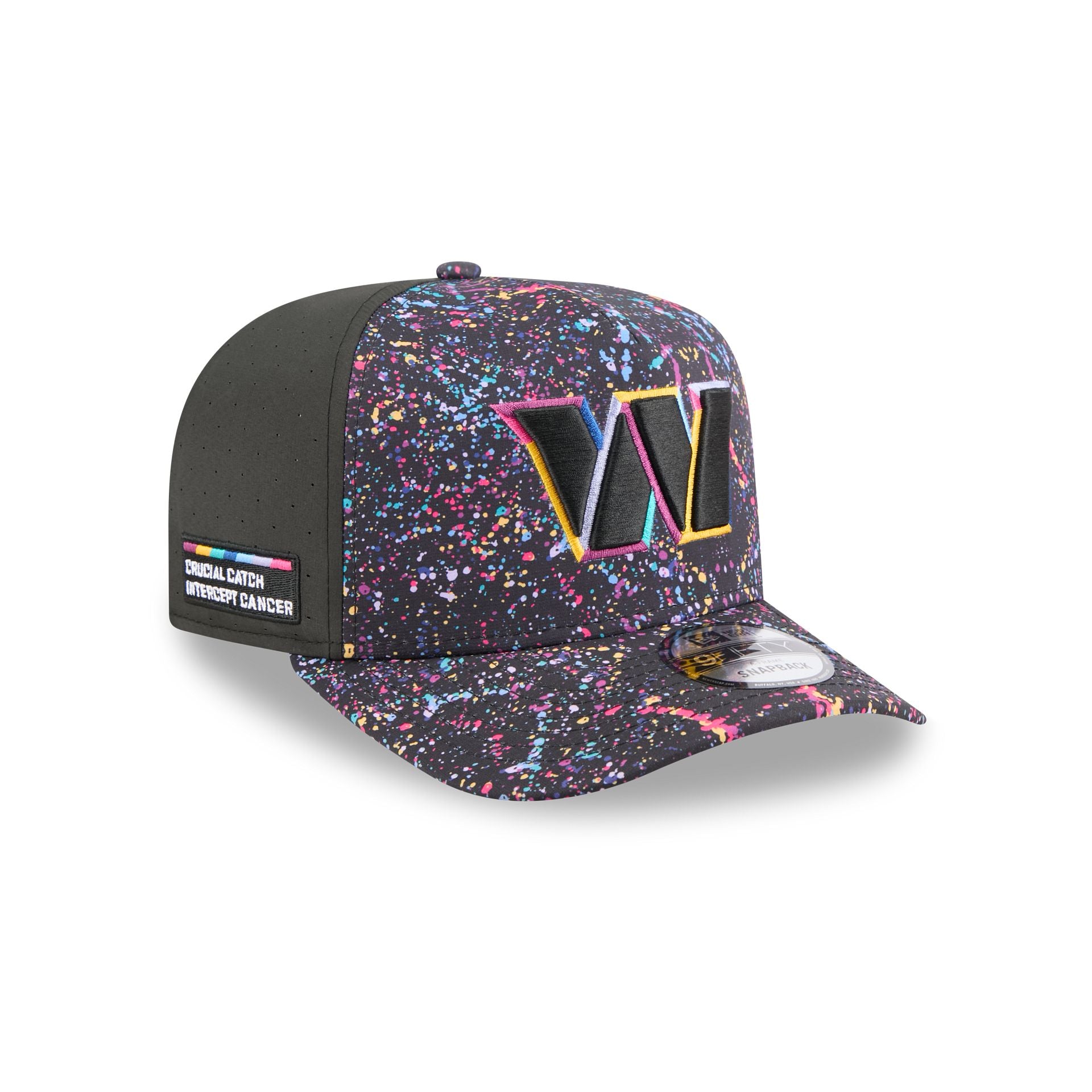 Washington Commanders 2025 Crucial Catch 9Fifty A-Frame Snapback Hat