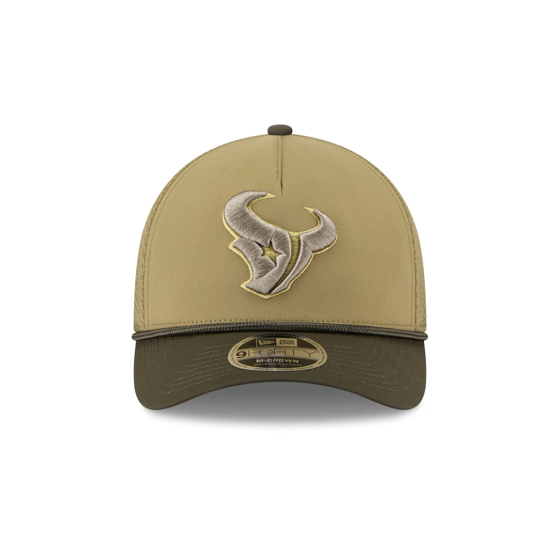 Alternative view of Houston Texans 2025 Salute To Service 9Forty M-Crown A-Frame Trucker Hat