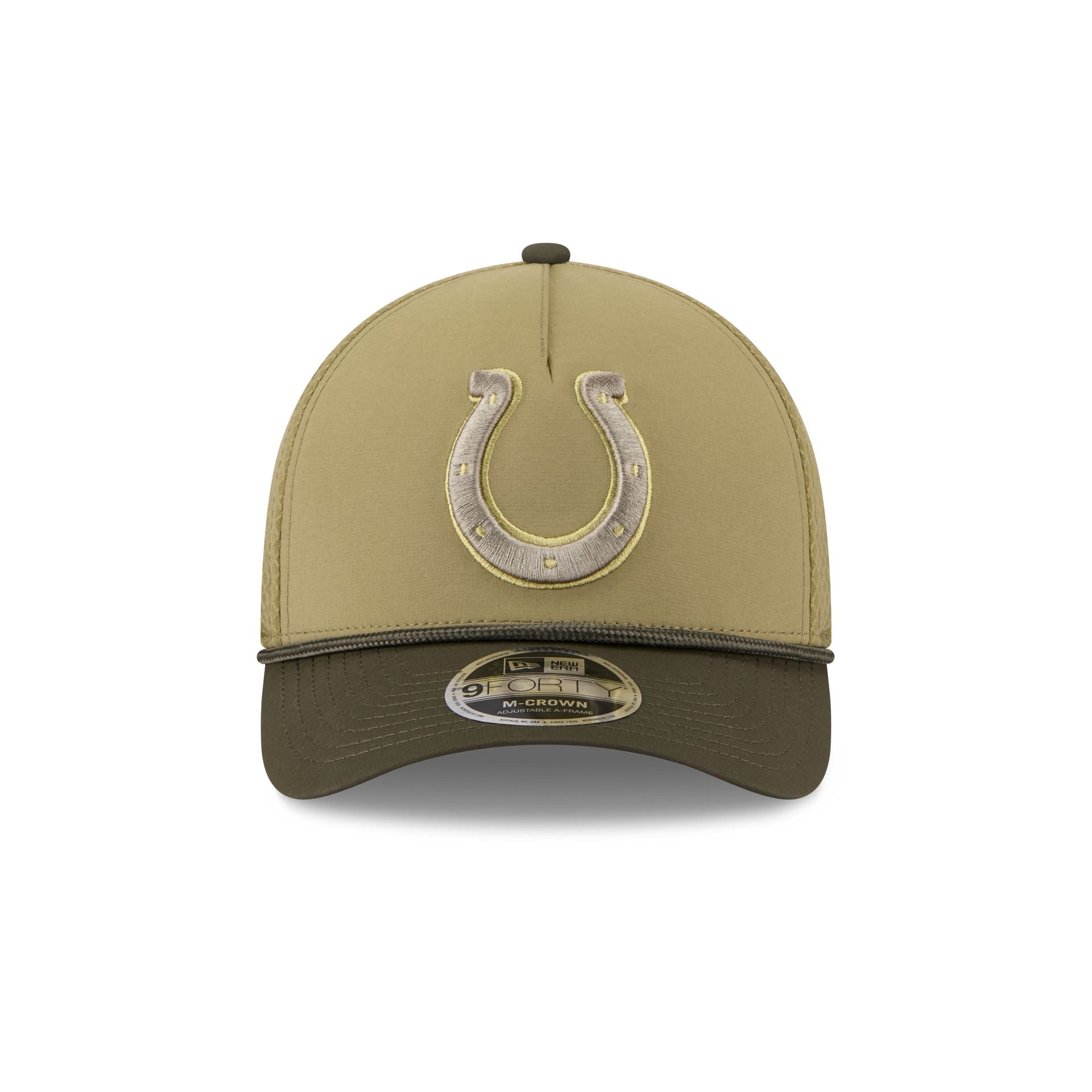 Alternative view of Indianapolis Colts 2025 Salute To Service 9Forty M-Crown A-Frame Trucker Hat