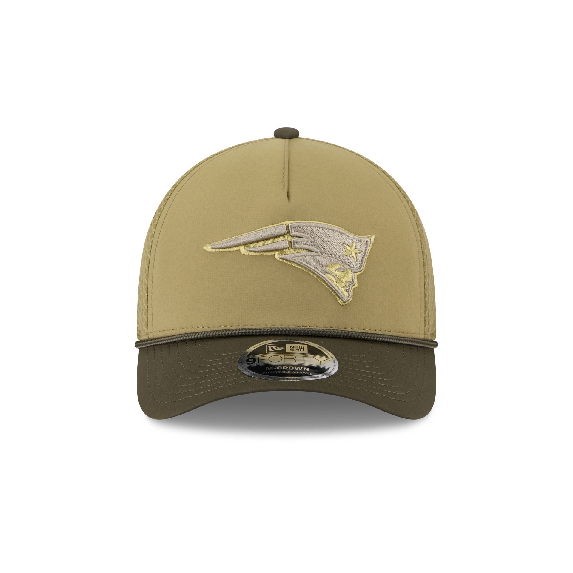 Alternative view of New England Patriots 2025 Salute To Service 9Forty M-Crown A-Frame Trucker Hat