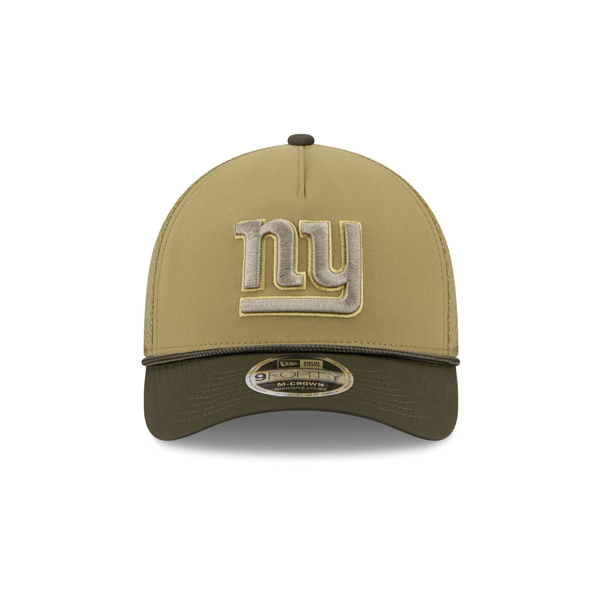 Alternative view of New York Giants 2025 Salute To Service 9Forty M-Crown A-Frame Trucker Hat