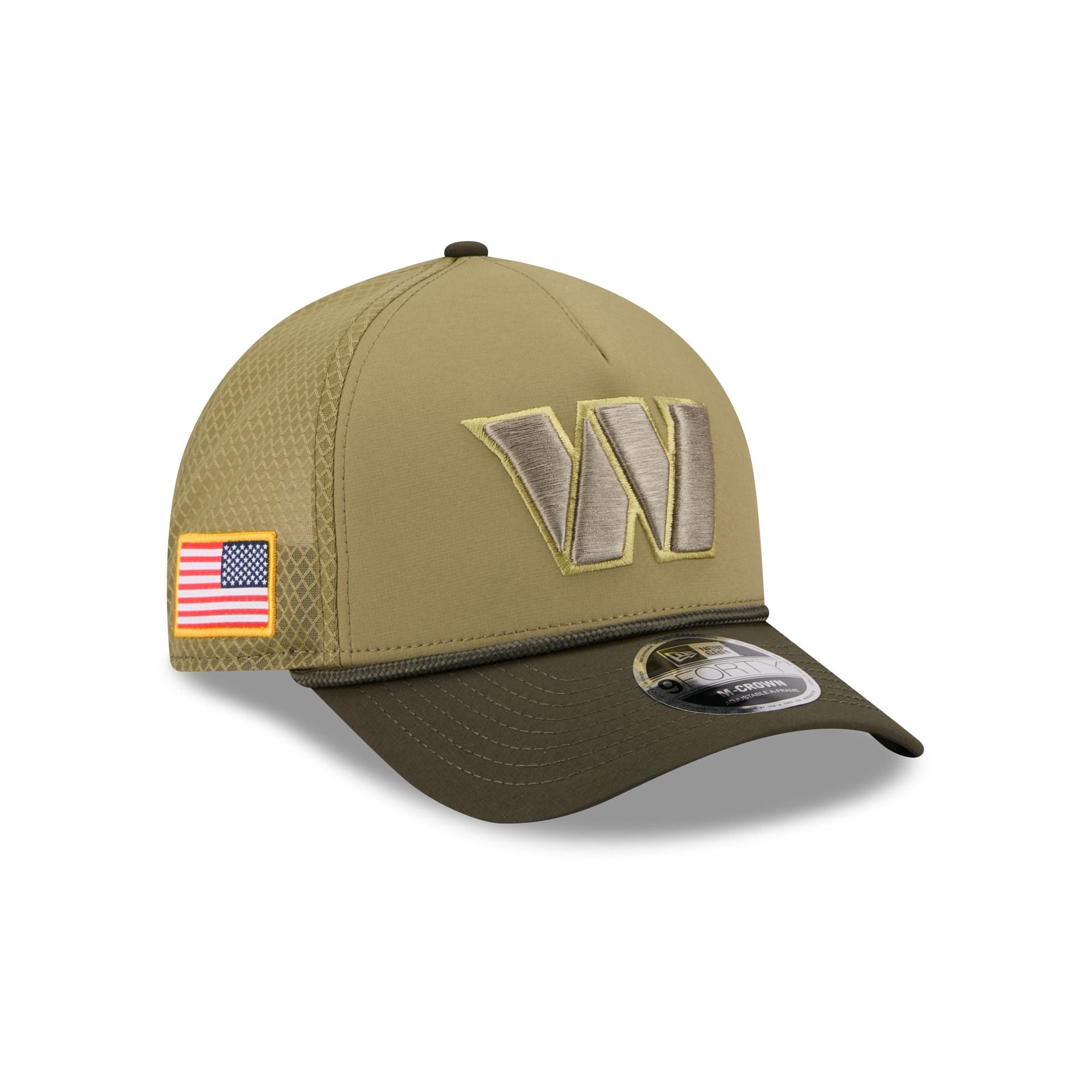 Washington Commanders 2025 Salute To Service 9Forty M-Crown A-Frame Trucker Hat