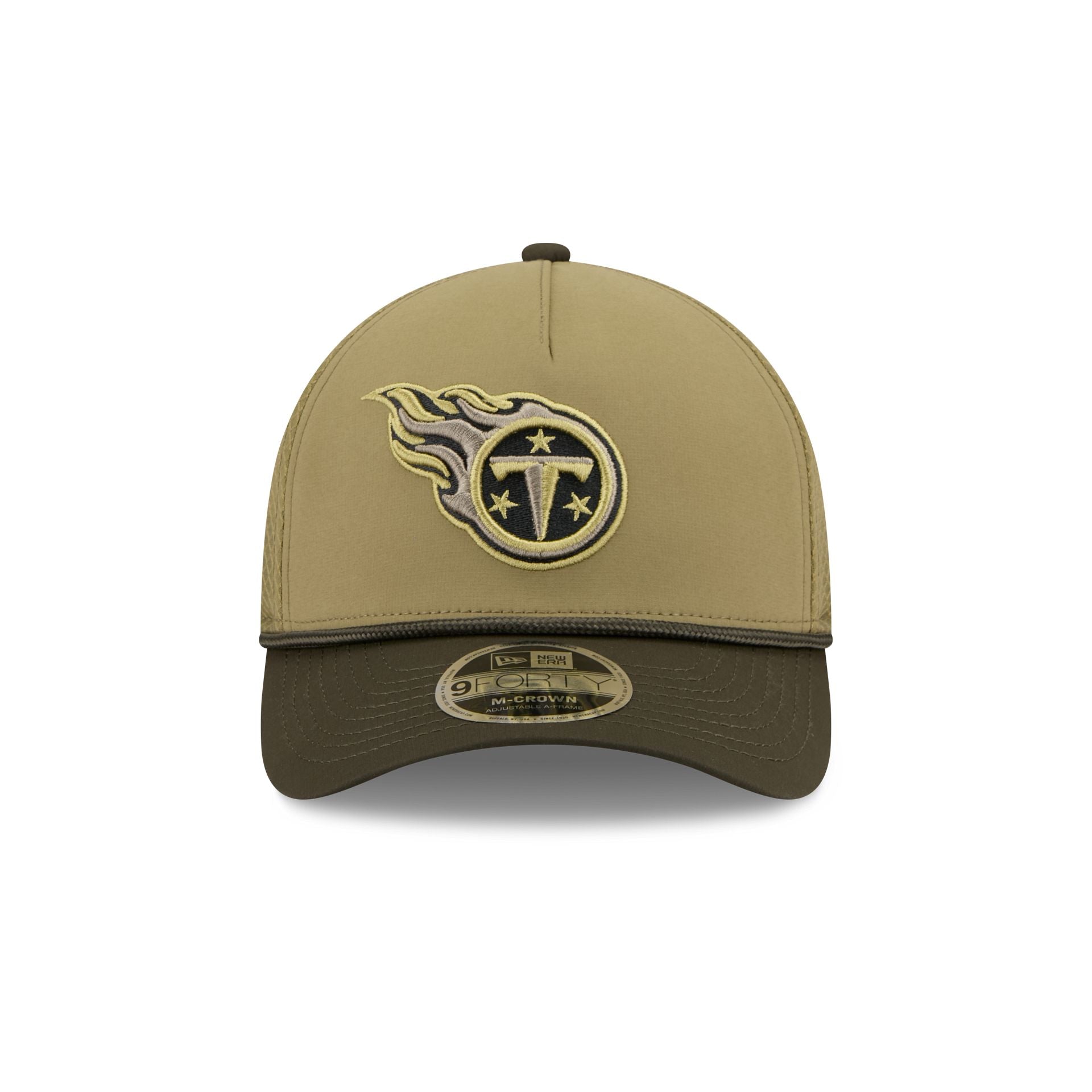 Alternative view of Tennessee Titans 2025 Salute To Service 9Forty M-Crown A-Frame Trucker Hat