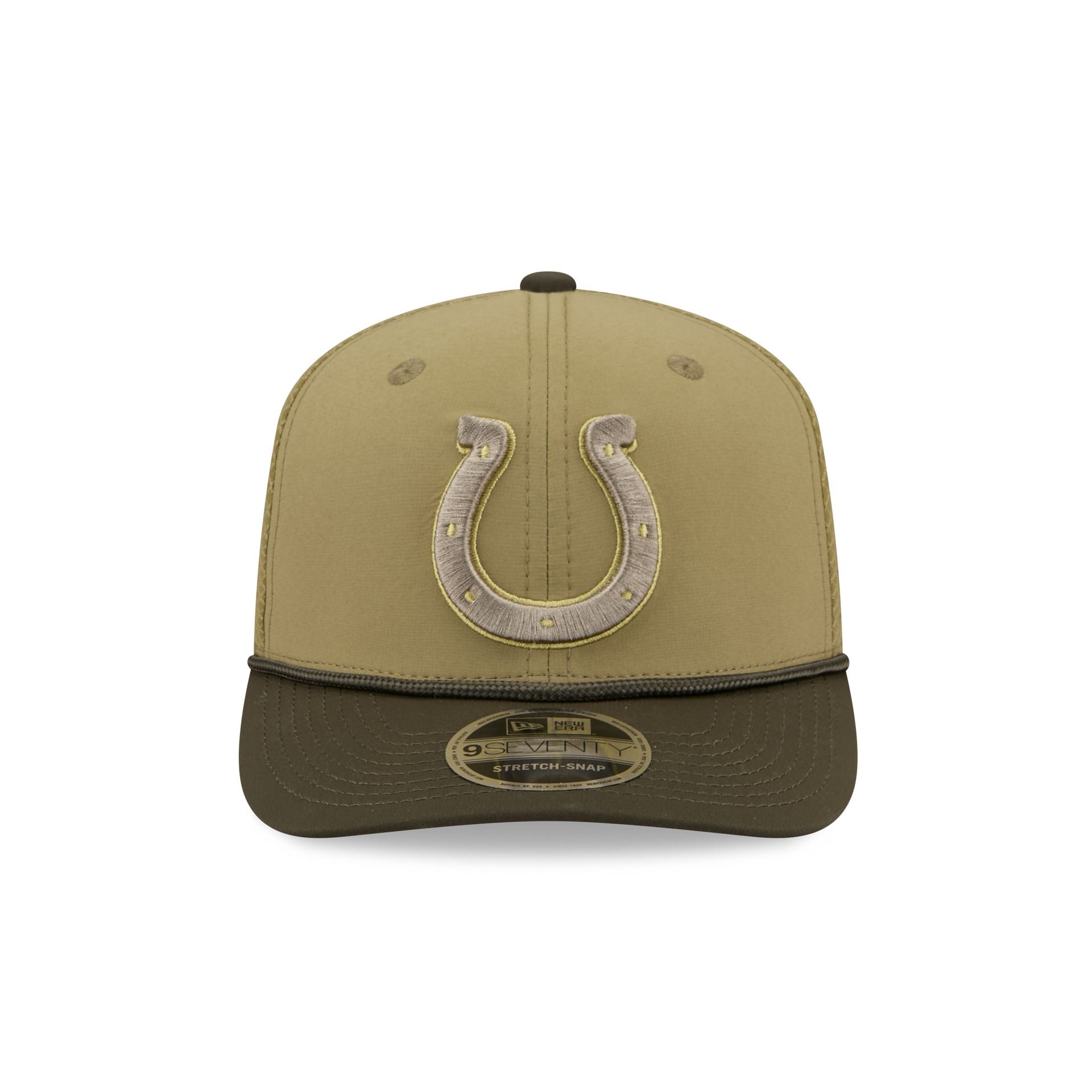 Alternative view of Indianapolis Colts 2025 Salute To Service 9Seventy Trucker Hat
