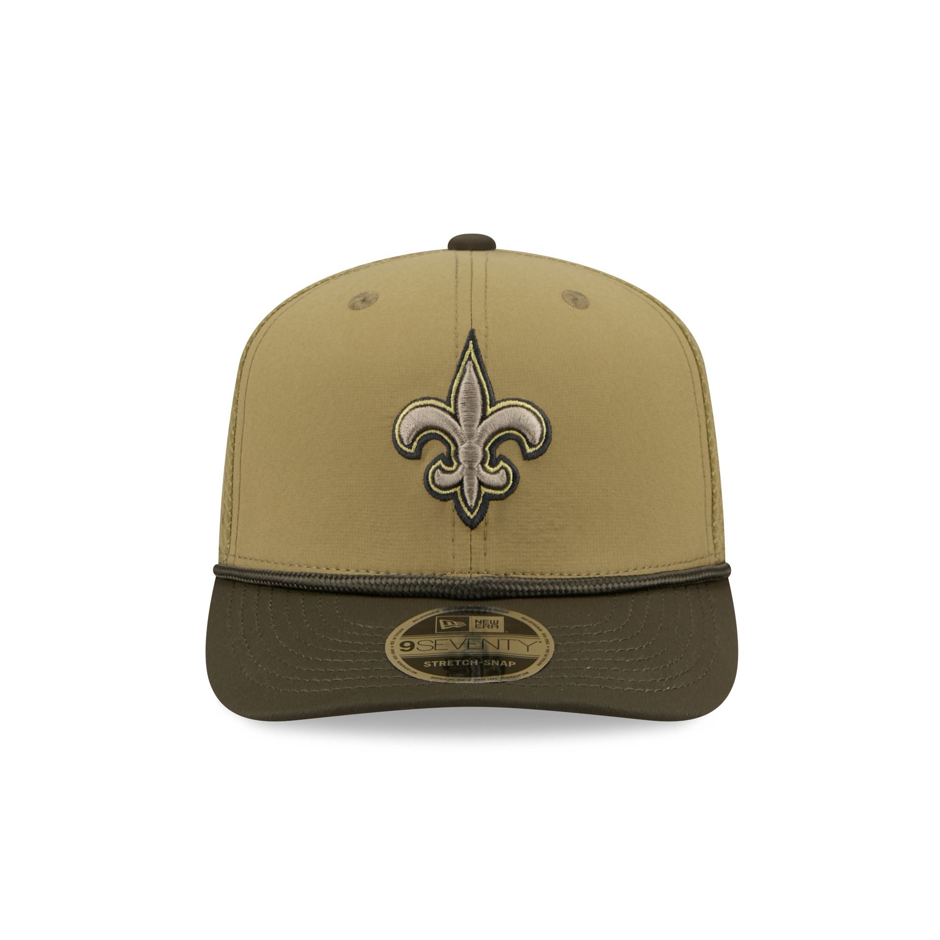 Alternative view of New Orleans Saints 2025 Salute To Service 9Seventy Trucker Hat