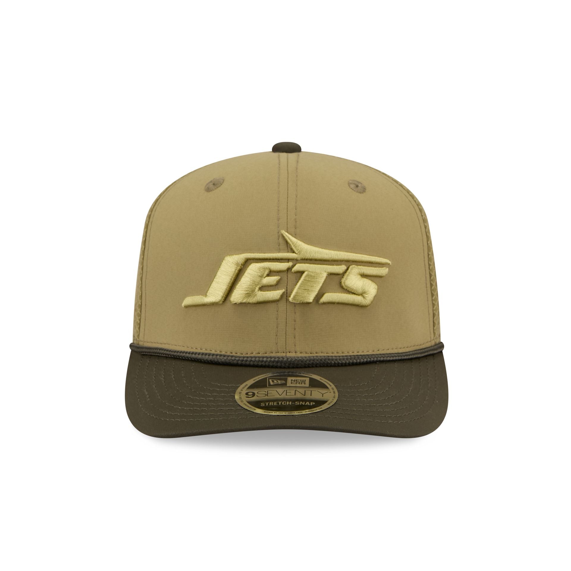 Alternative view of New York Jets 2025 Salute To Service 9Seventy Trucker Hat