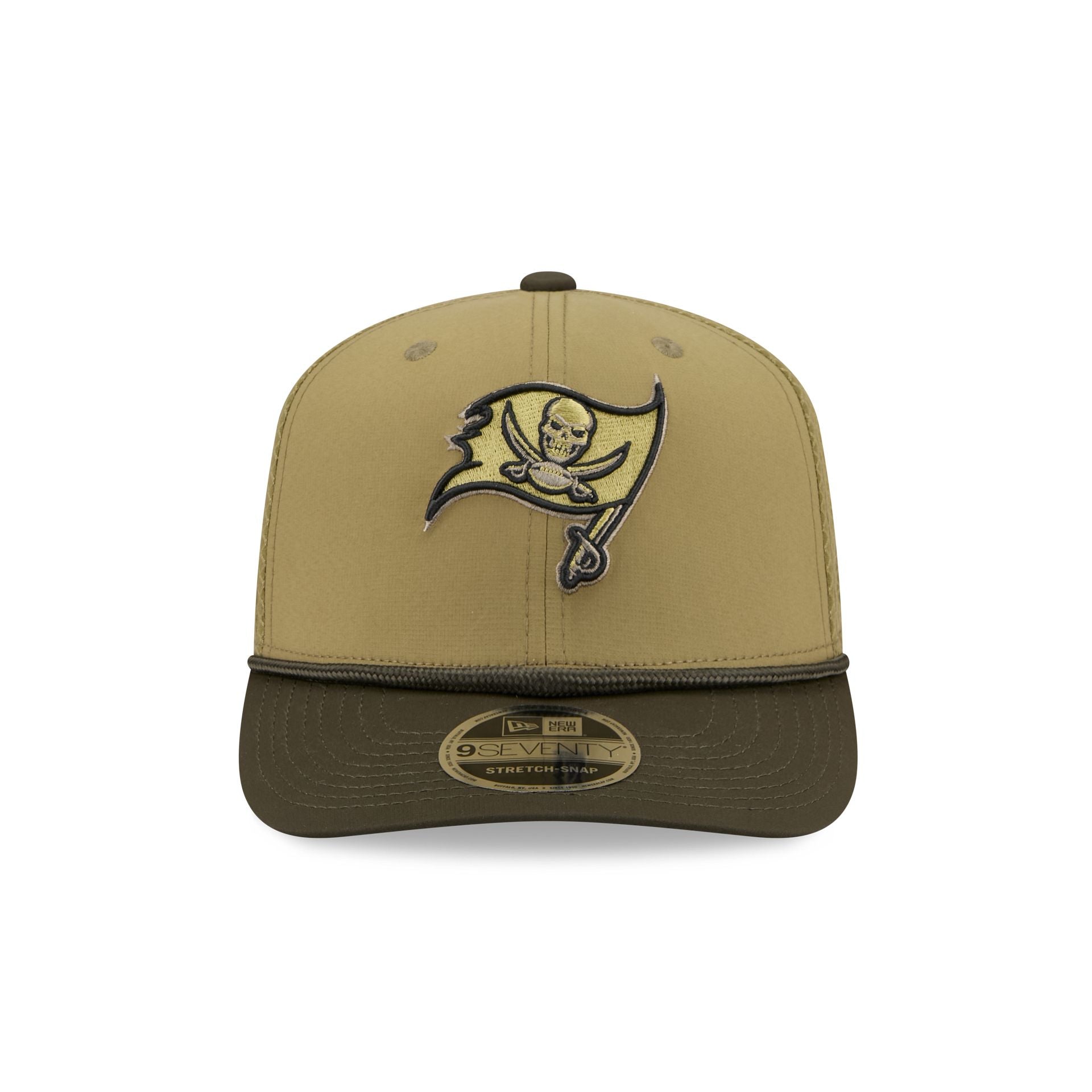Alternative view of Tampa Bay Buccaneers 2025 Salute To Service 9Seventy Trucker Hat