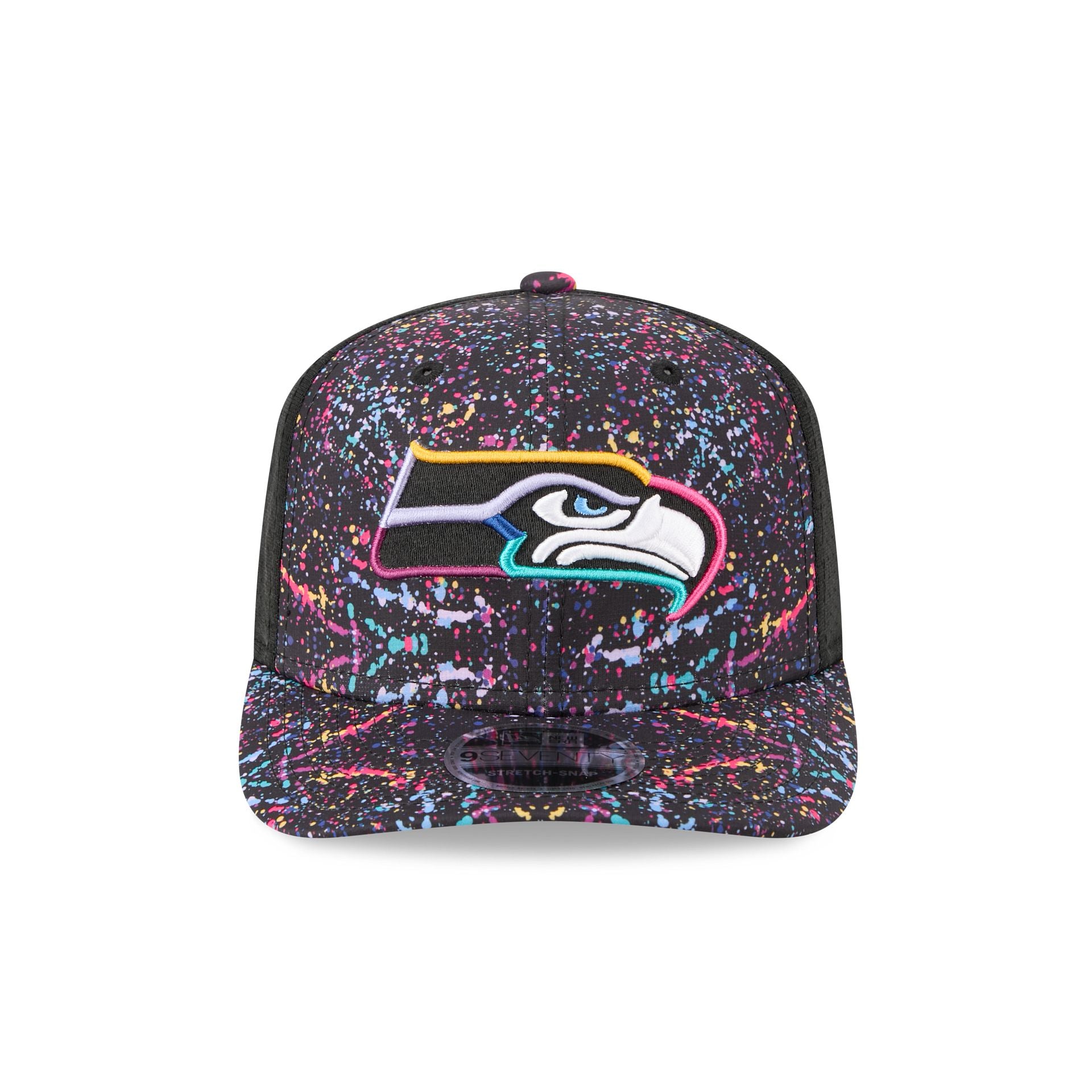Alternative view of Seattle Seahawks 2025 Crucial Catch 9Seventy Trucker Hat