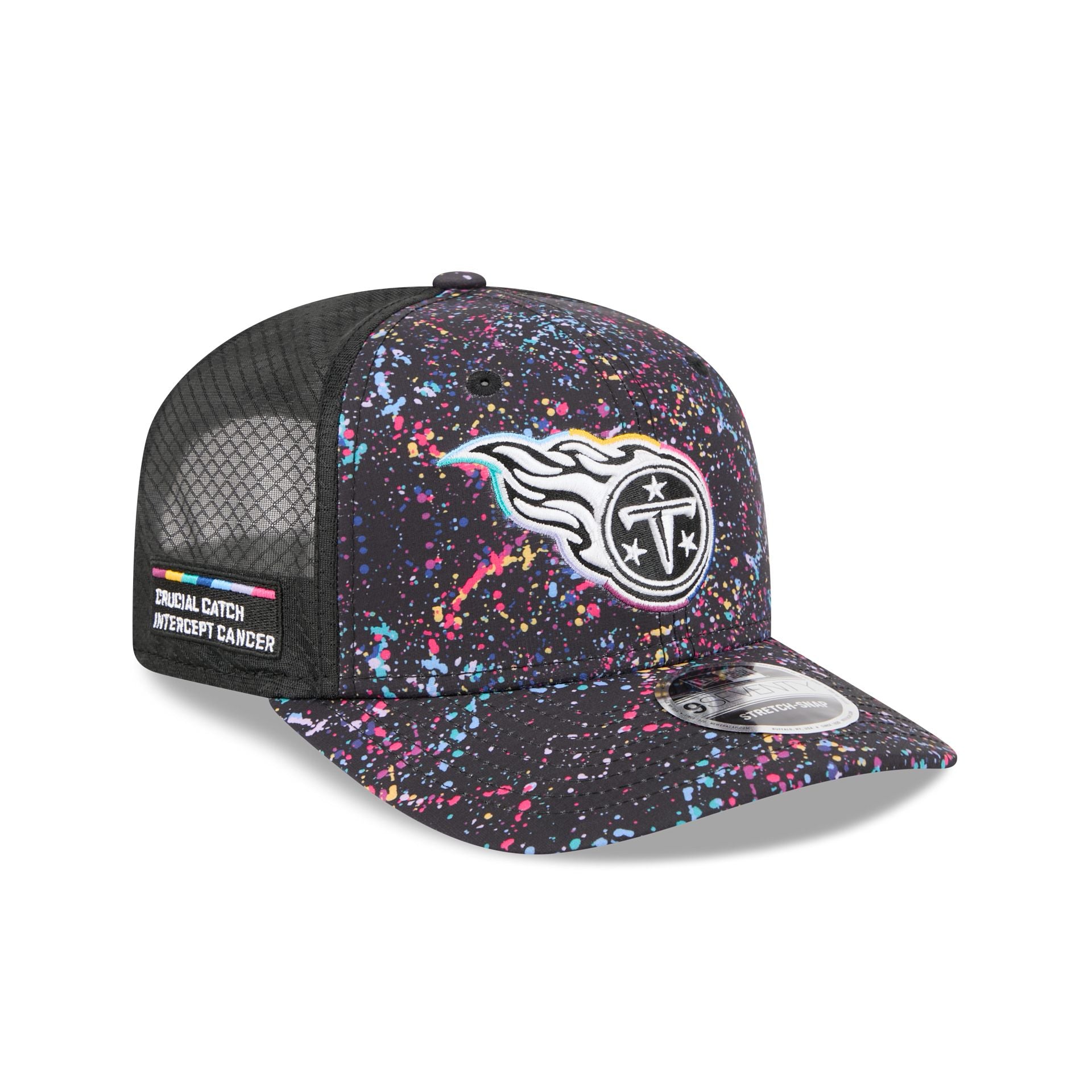 Tennessee Titans 2025 Crucial Catch 9Seventy Trucker Hat