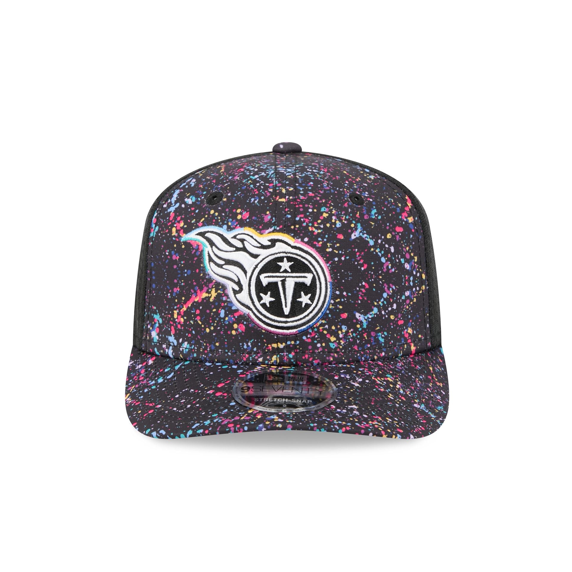 Alternative view of Tennessee Titans 2025 Crucial Catch 9Seventy Trucker Hat